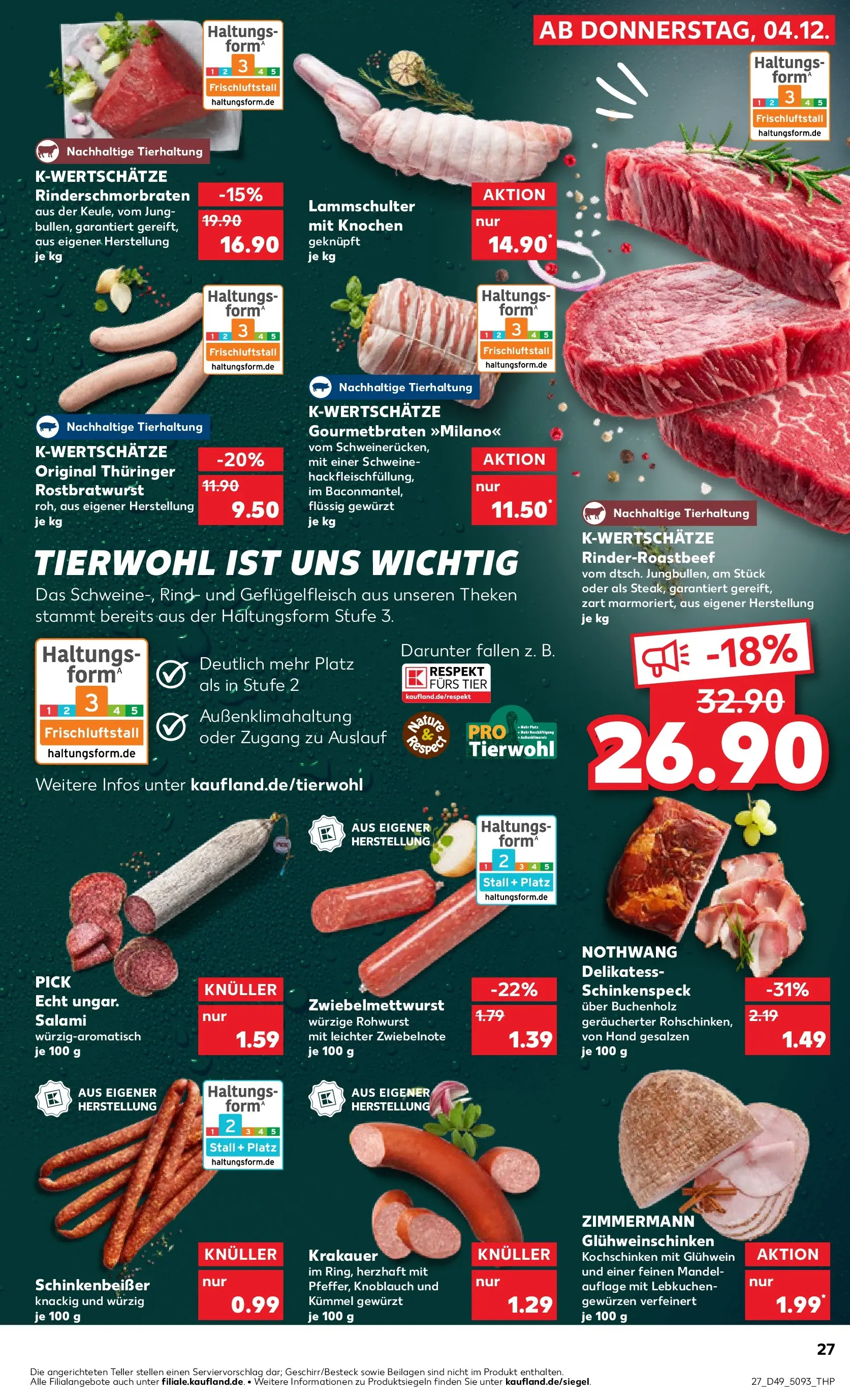 Prospekt Kaufland ab 03.12.2025 » Angebote und Werbung Online | Seite: 27 Prospekt Kaufland ab 03.12.2025 » Angebote Online zum Blättern | Seite: 27