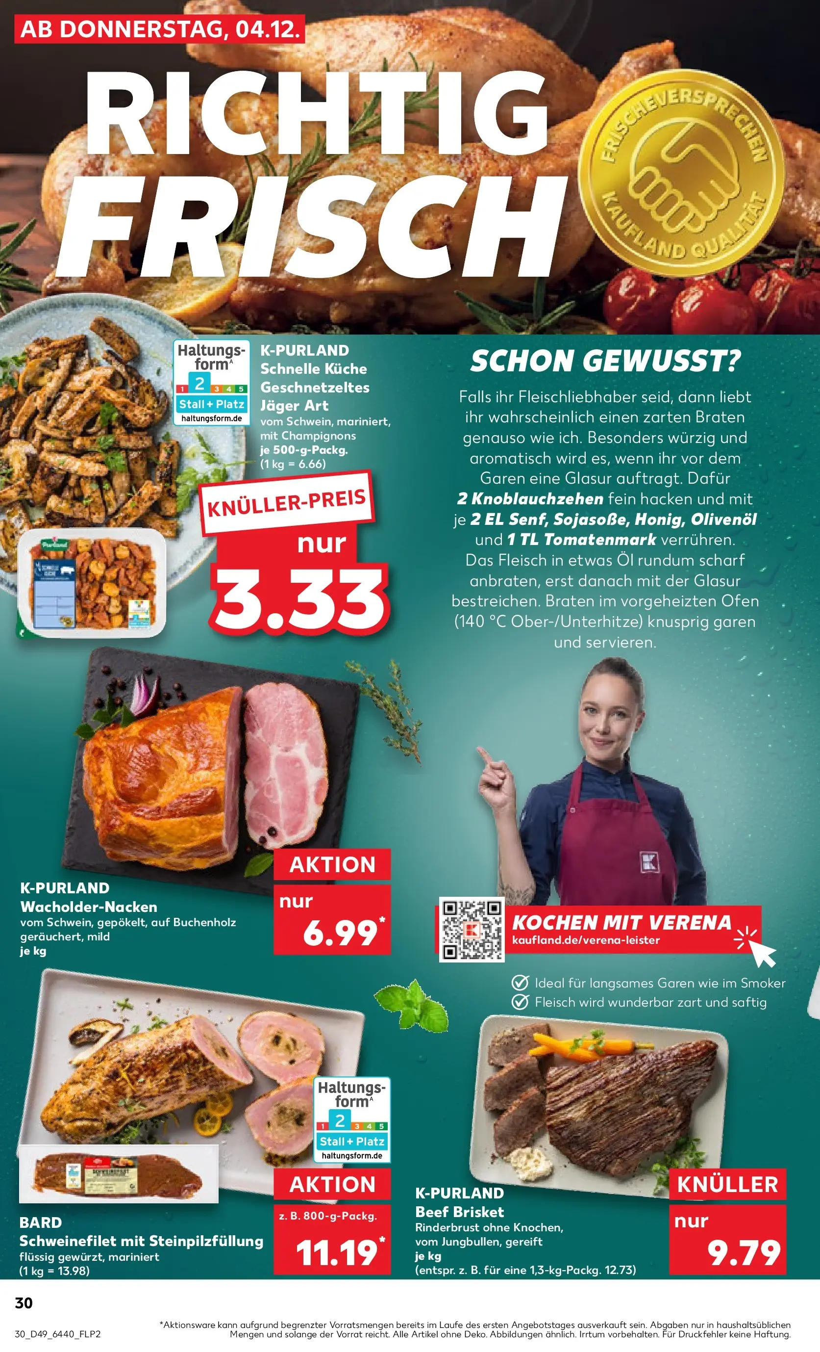 Prospekt Kaufland ab 03.12.2025 » Angebote und Werbung Online | Seite: 30 Prospekt Kaufland ab 03.12.2025 » Angebote Online zum Blättern | Seite: 30