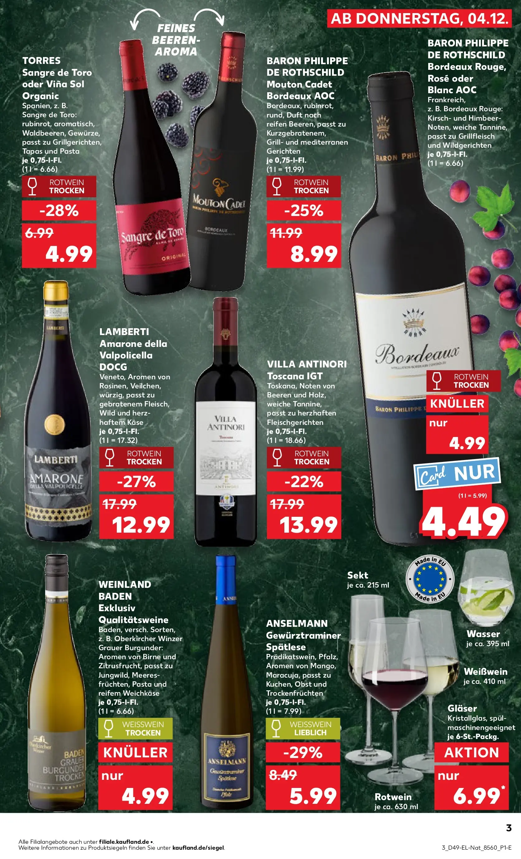 Prospekt Kaufland ab 04.12.2025 » Angebote und Werbung Online | Seite: 69 | Produkte: Weißwein, Sekt, Obst, Pasta Prospekt Kaufland ab 04.12.2025 » Angebote Online zum Blättern | Seite: 69 | Produkte: Weißwein, Sekt, Obst, Pasta