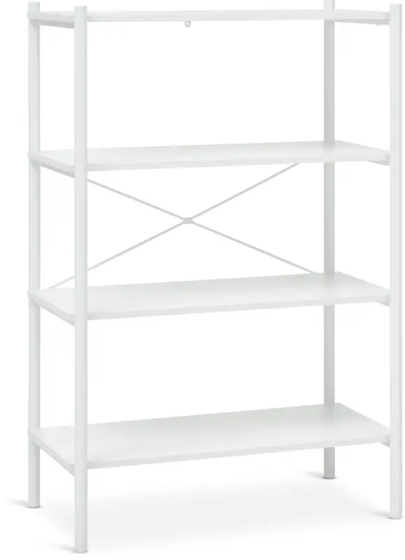 JYSK Етажерка LINDVED 4 рафта бяла
