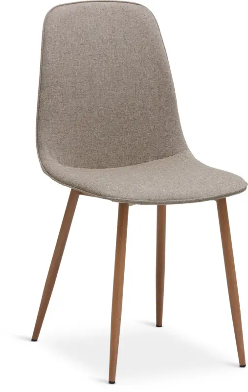 JYSK Кухненски стол BISTRUP цвят пясък/натурален дъб