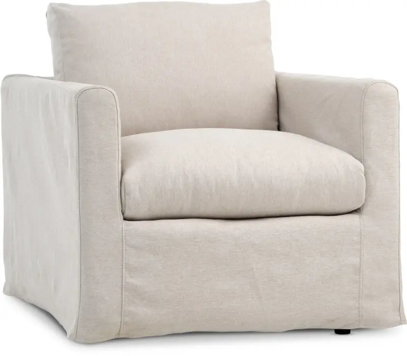 JYSK Кресло LYNGAA свалящ се калъф бежов текстил