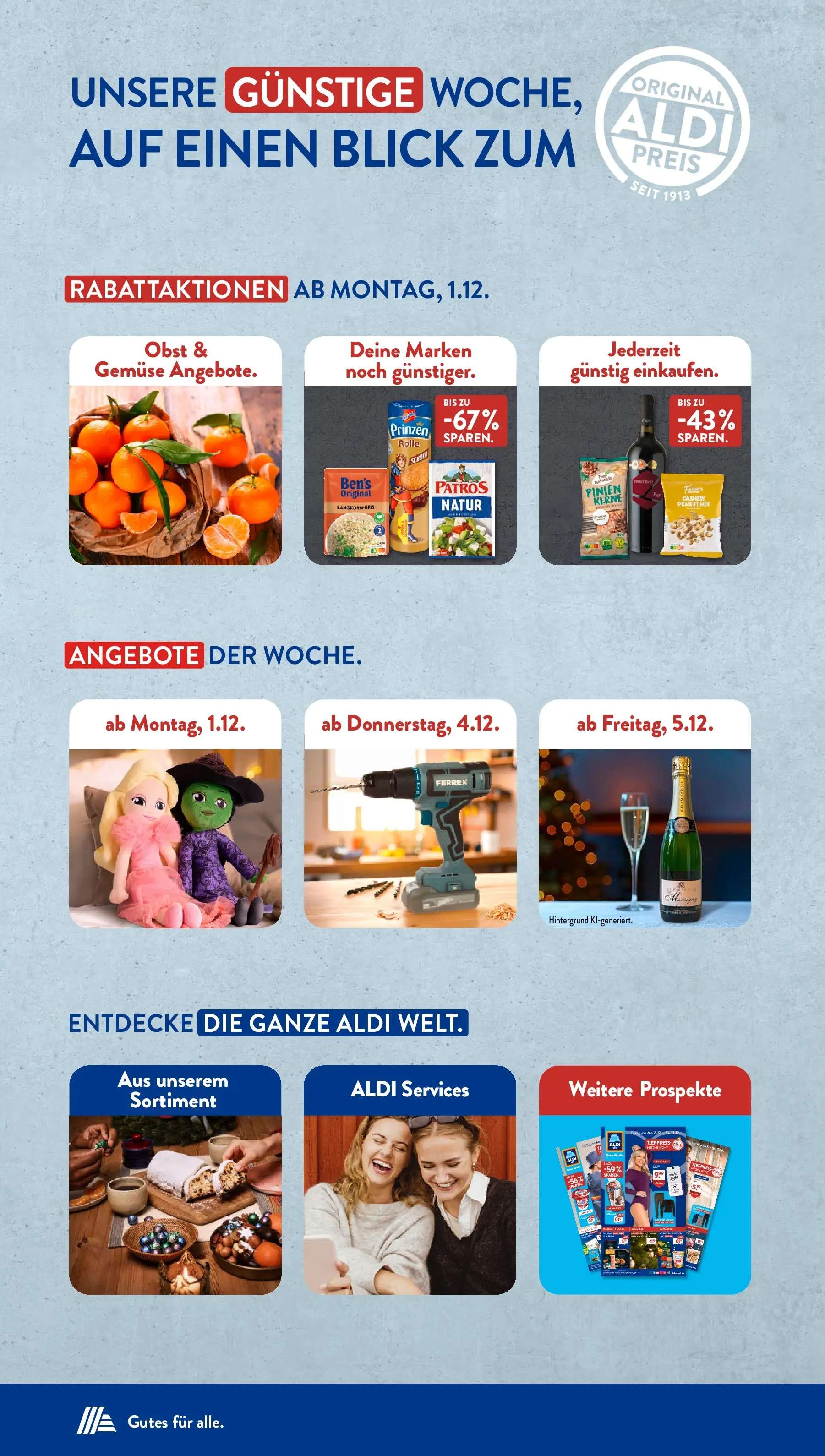 Aldi Süd - Aldi Süd: Wochenangebote (ab 30.11.2025) zum Blättern | Seite: 2 | Produkte: Patros, Gemüse, Obst