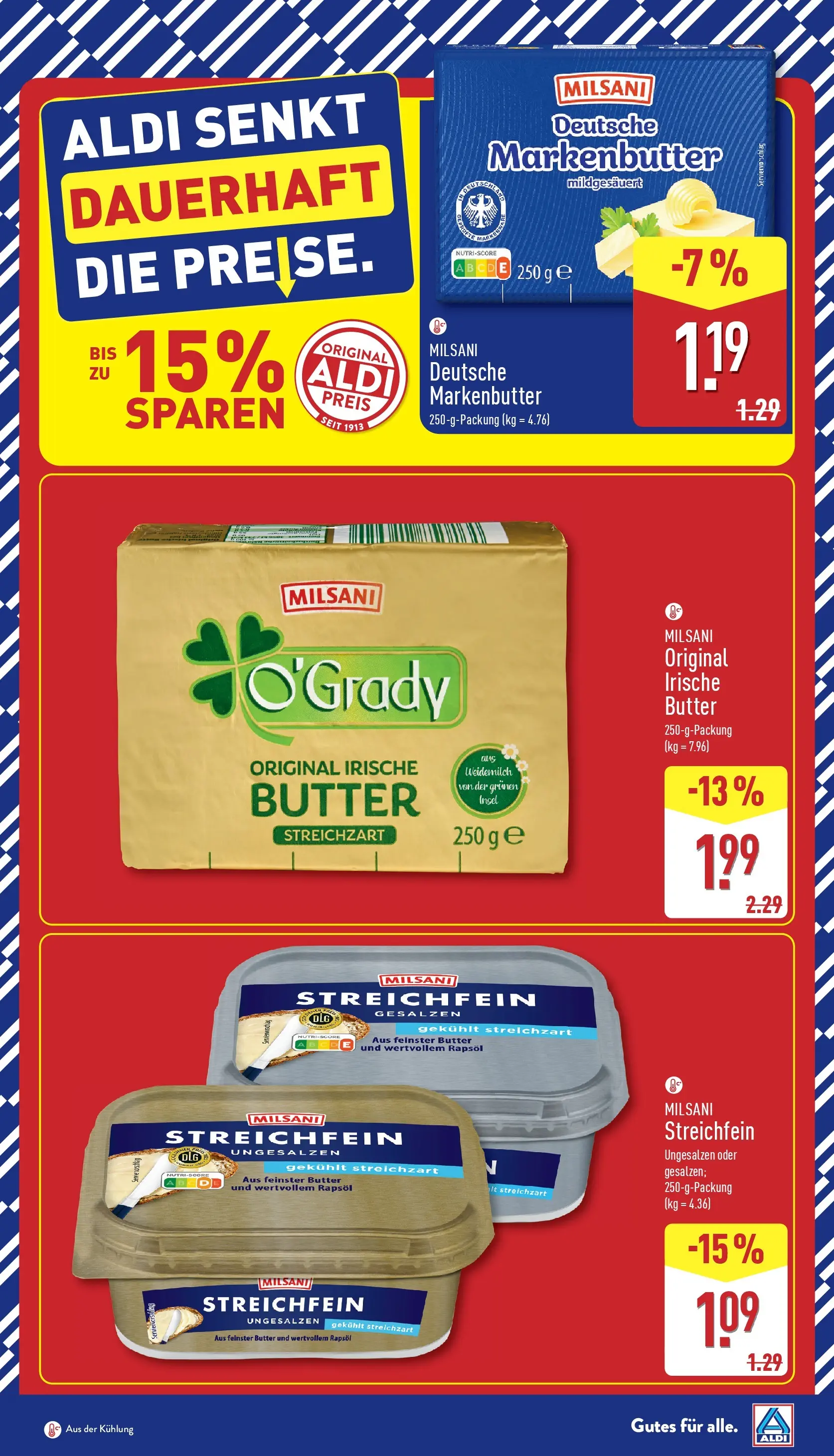 Aldi - ALDI Nord: Wochenangebote (ab 30.11.2025) » Angebote Online | Seite: 7 | Produkte: Butter, Rapsöl