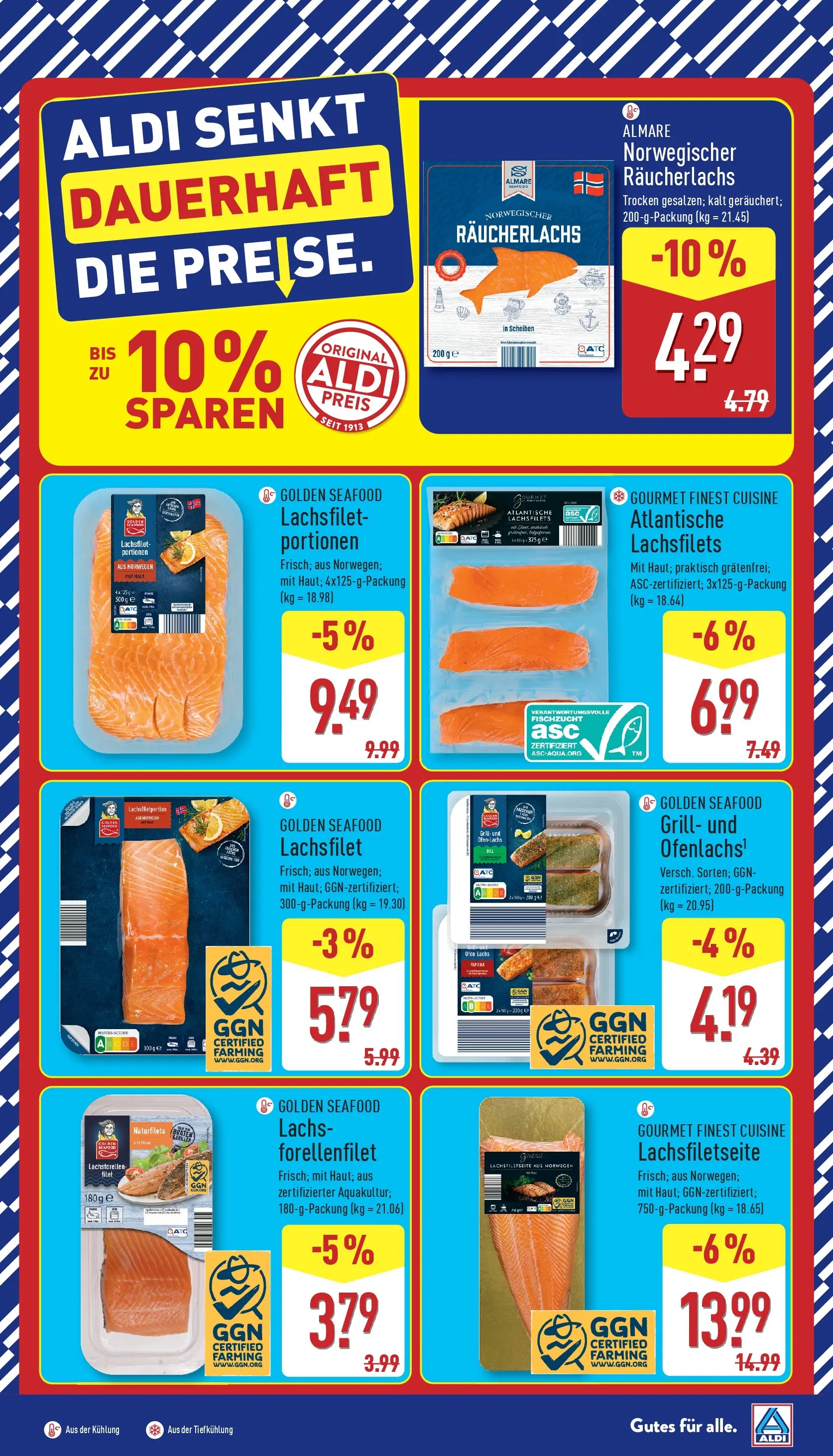 Aldi - ALDI Nord: Wochenangebote (ab 30.11.2025) » Angebote Online | Seite: 8 | Produkte: Ofen, Grill, Räucherlachs, Dill