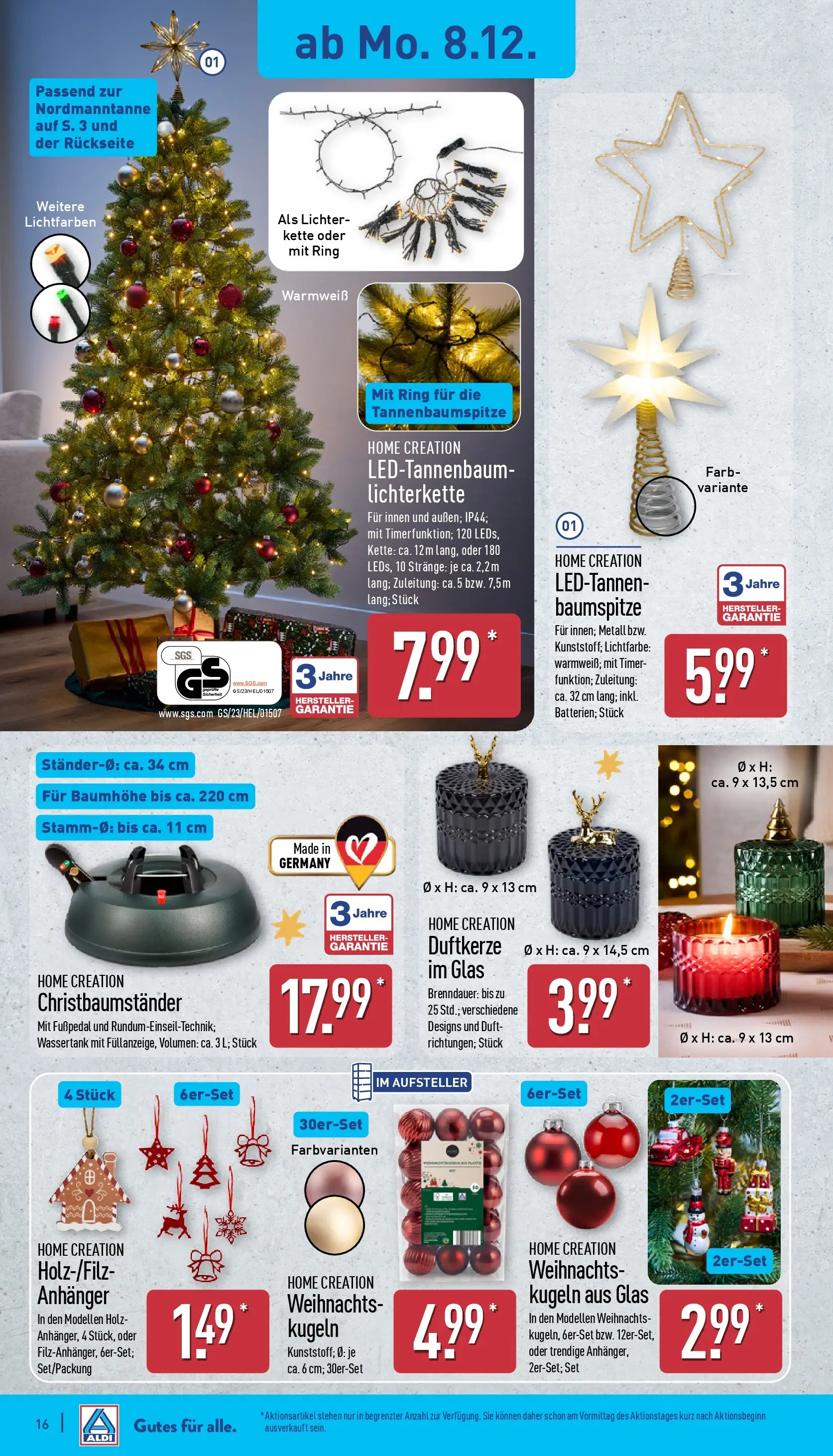 Aldi - ALDI Nord: Wochenangebote (ab 07.12.2025) » Angebote Online | Seite: 17 | Produkte: Duft, Home creation