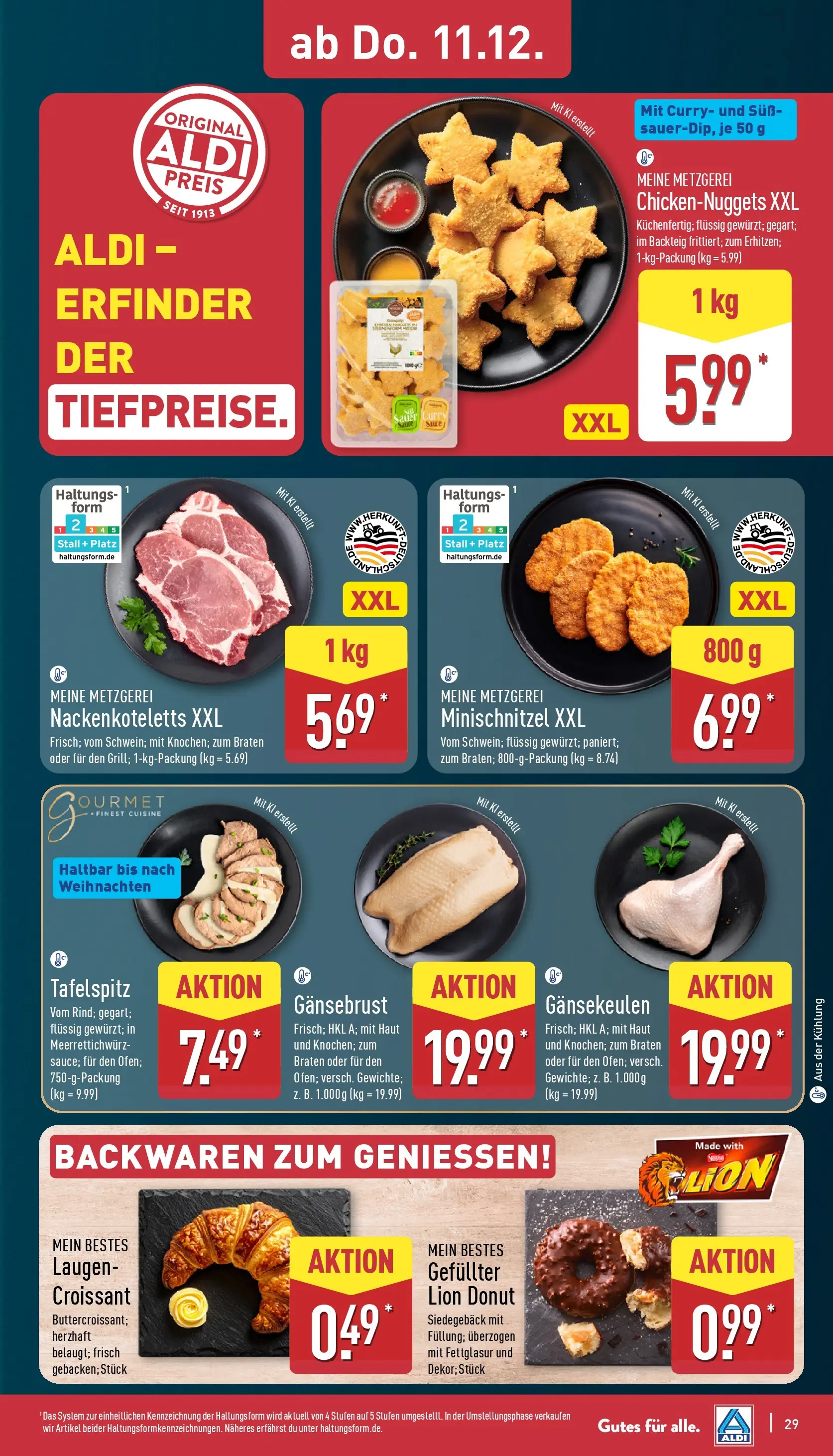 Aldi - ALDI Nord: Wochenangebote (ab 07.12.2025) » Angebote Online | Seite: 30 | Produkte: Tafelspitz, Croissant