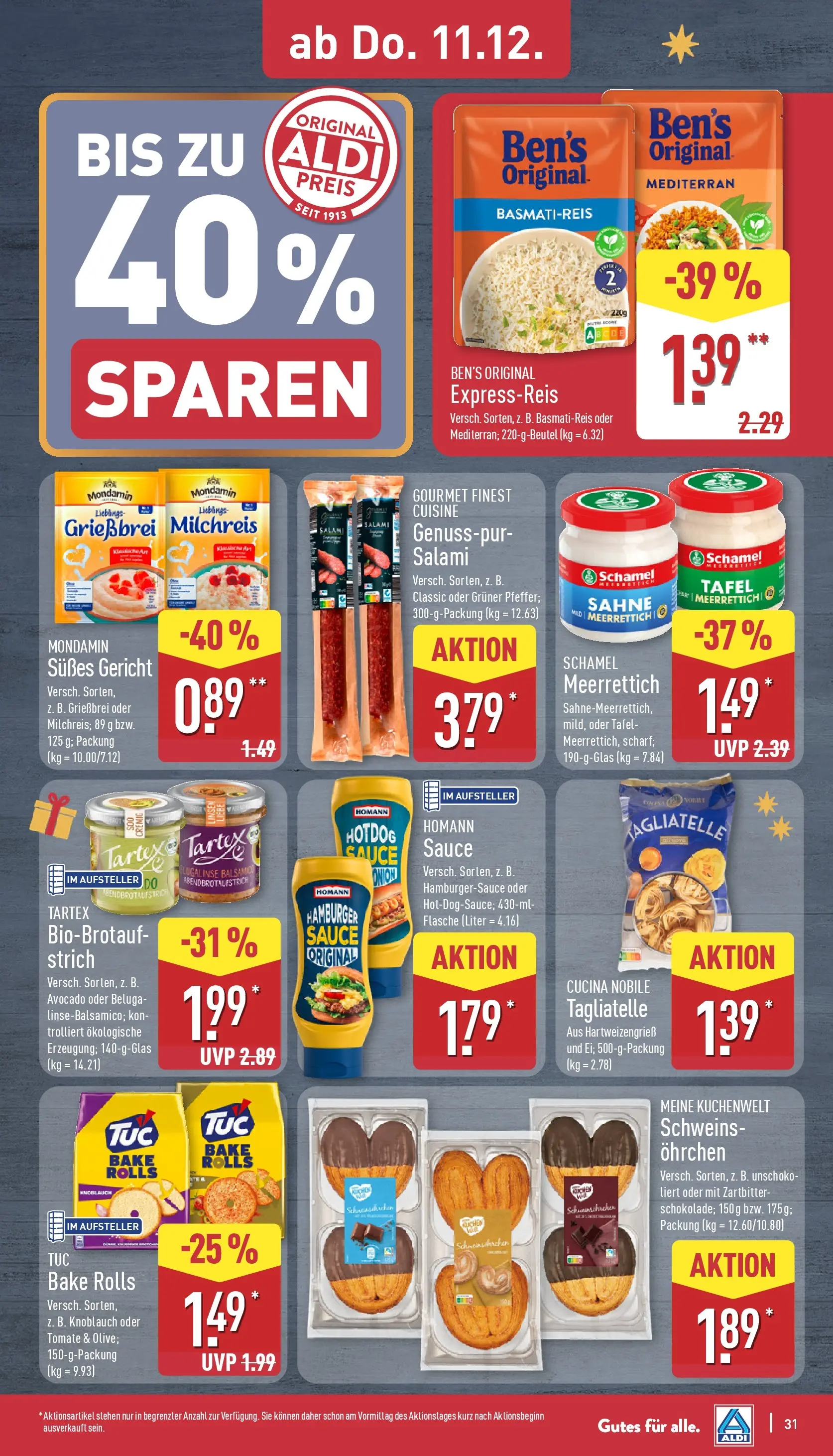 Aldi - ALDI Nord: Wochenangebote (ab 07.12.2025) » Angebote Online | Seite: 32 | Produkte: Avocado, Knoblauch, Kuchen, Sahne