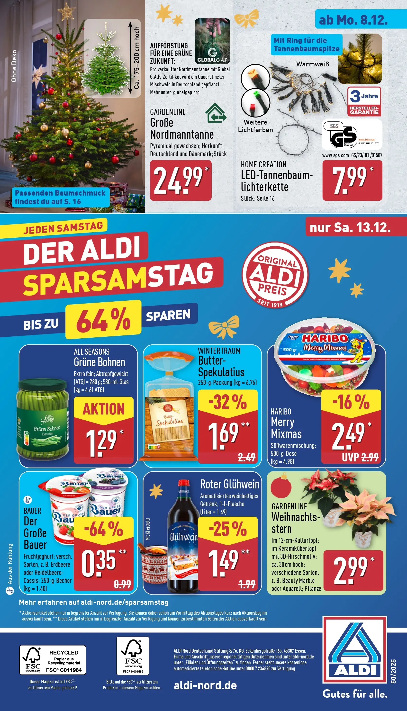 Aldi - ALDI Nord: Wochenangebote (ab 07.12.2025) » Angebote Online | Seite: 37 | Produkte: Haribo, Butter, Home creation