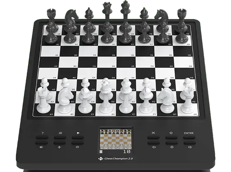 Millennium 2000 M818 ChessChampion 2.0 (M808) Schachcomputer, Schwarz/Weiss