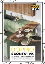 Ricci Casa Doppio sconto IVA su tutto l'arredamento - al 14.12.2025