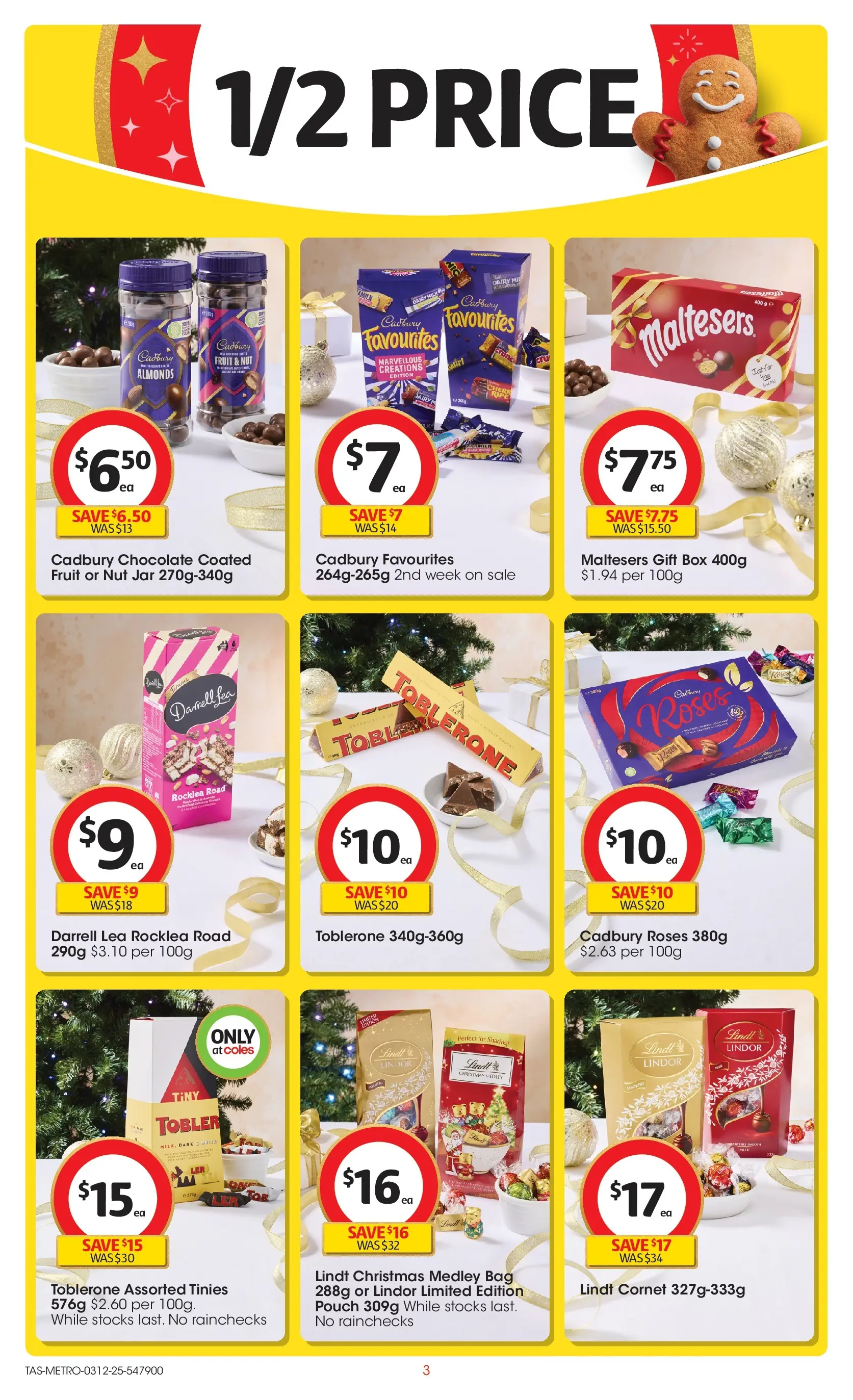 ﻿﻿Coles catalogue valid from 03/12/2025 > Online Australia | Page: 3 | Products: Box, Milk, Dairy, Bag