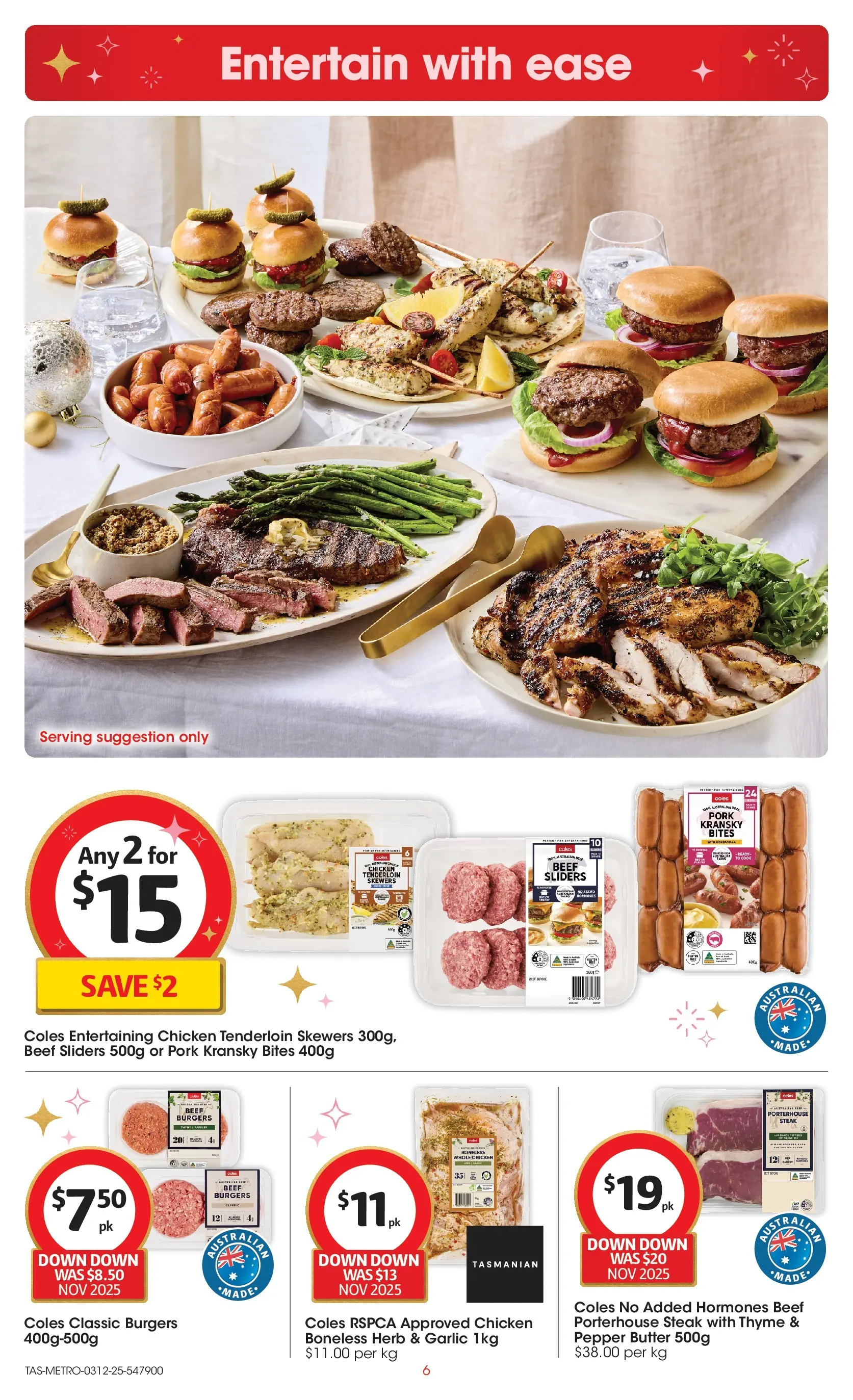 ﻿﻿Coles catalogue valid from 03/12/2025 > Online Australia | Page: 6 | Products: Butter, Beef, Pepper, Garlic