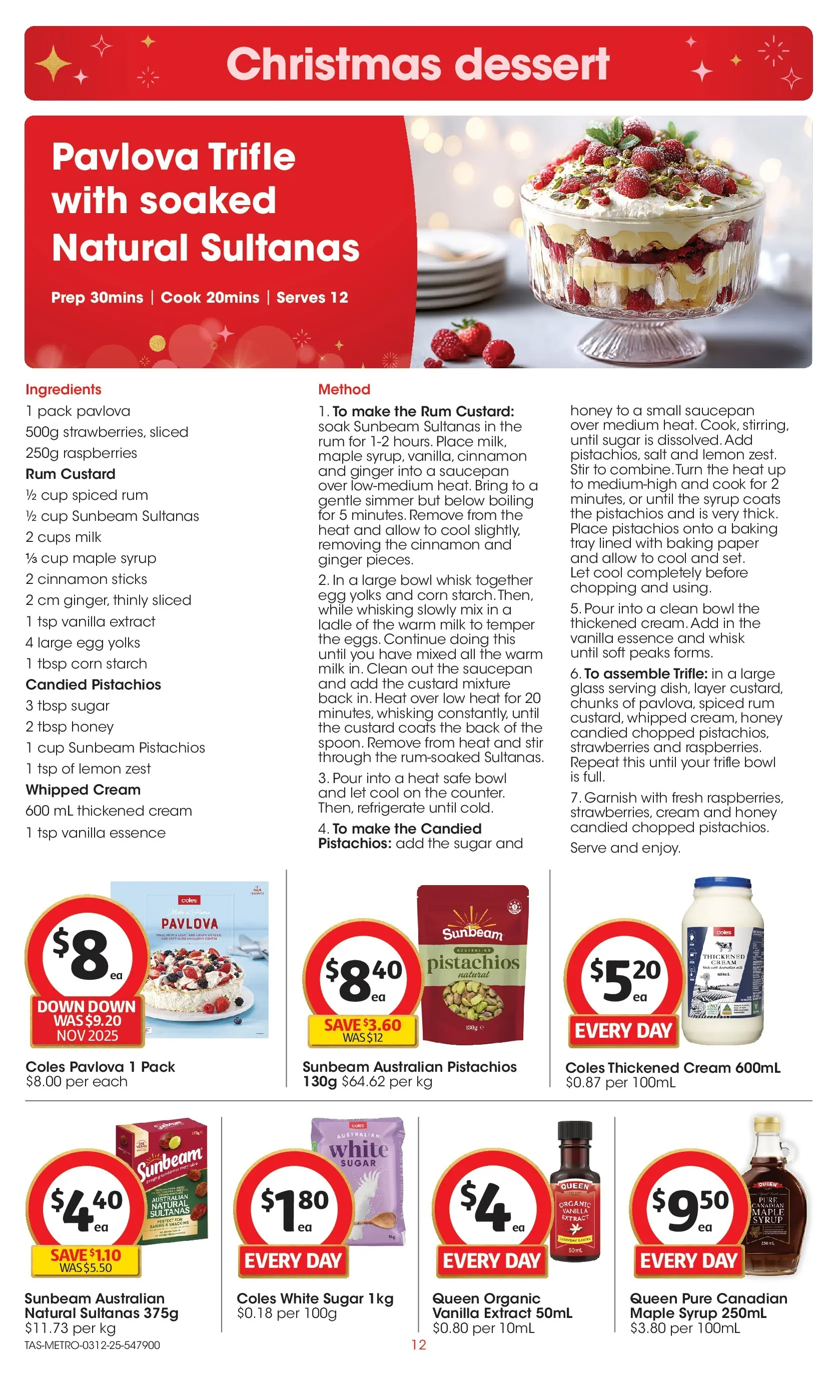 ﻿﻿Coles catalogue valid from 03/12/2025 > Online Australia | Page: 12 | Products: Cups, Milk, Strawberries, Lemon