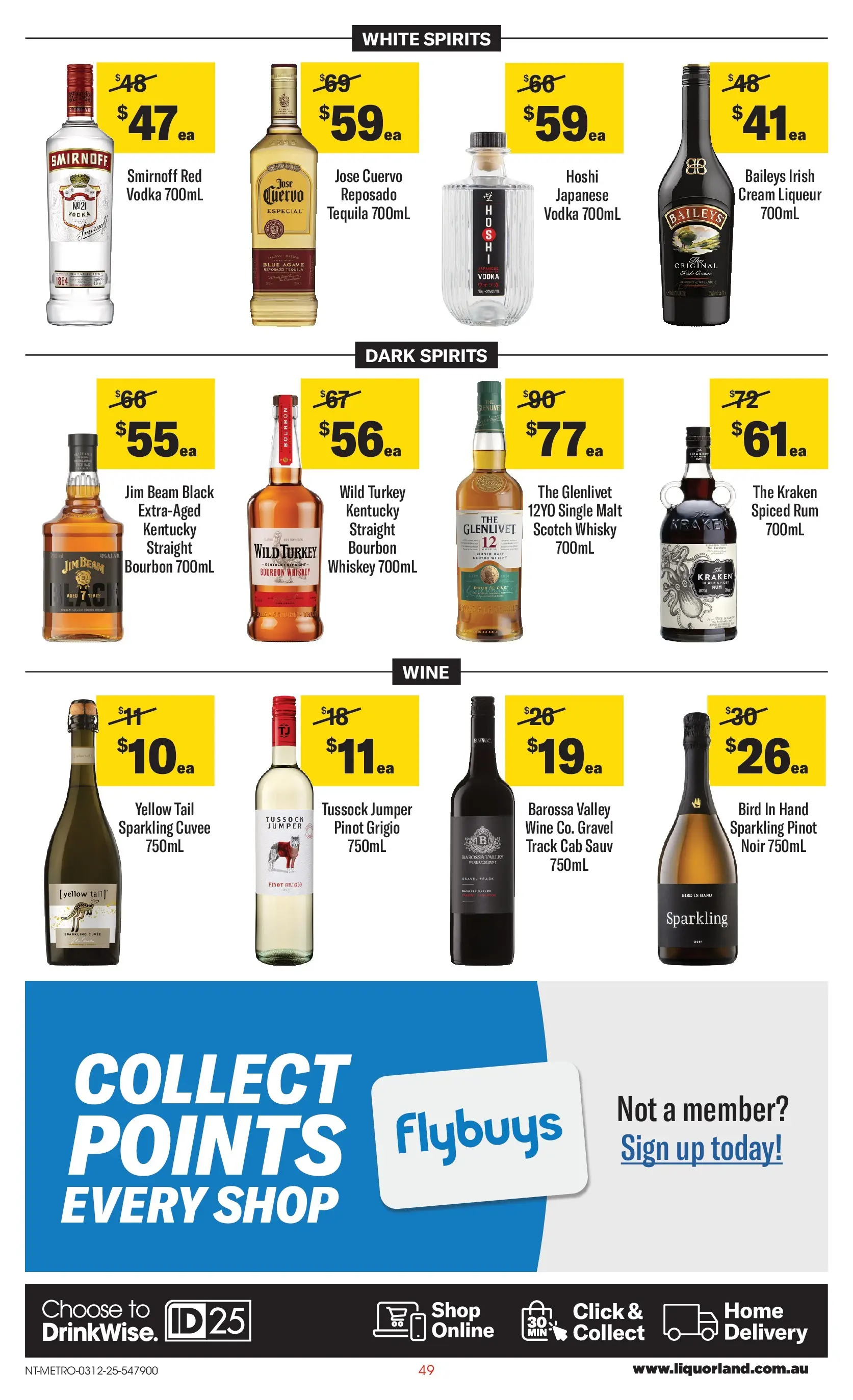 ﻿﻿Coles catalogue valid from 03/12/2025 > Online Australia | Page: 49 | Products: Vodka, Whiskey, Shirt, Scotch