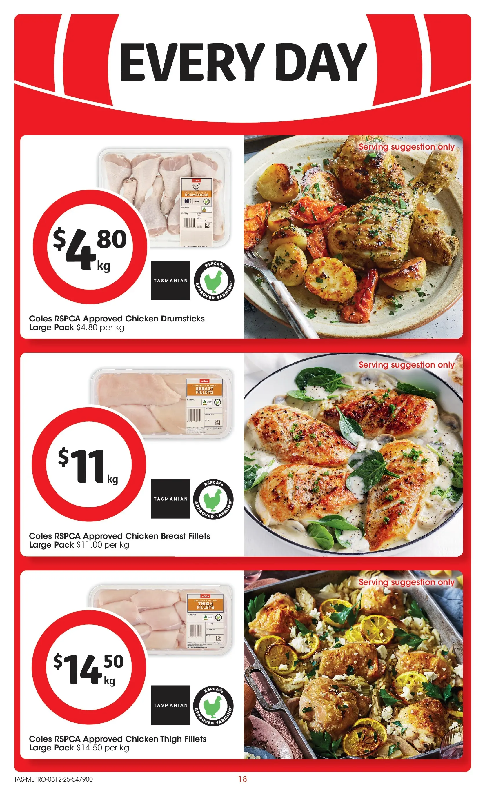 ﻿﻿Coles catalogue valid from 03/12/2025 > Online Australia | Page: 18 | Products: Chicken
