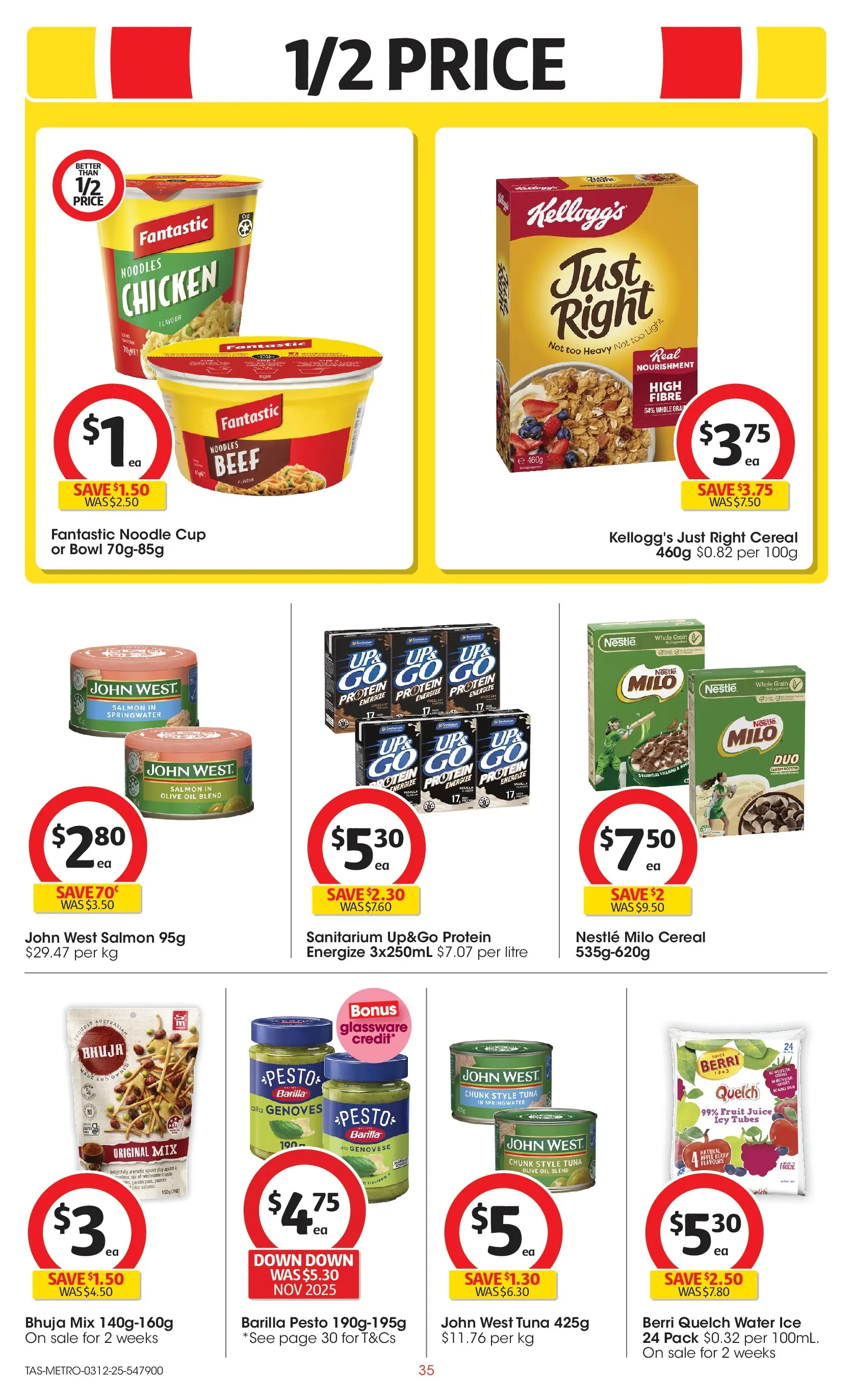 ﻿﻿Coles catalogue valid from 03/12/2025 > Online Australia | Page: 35 | Products: Light, Oil, Noodles, Cereal
