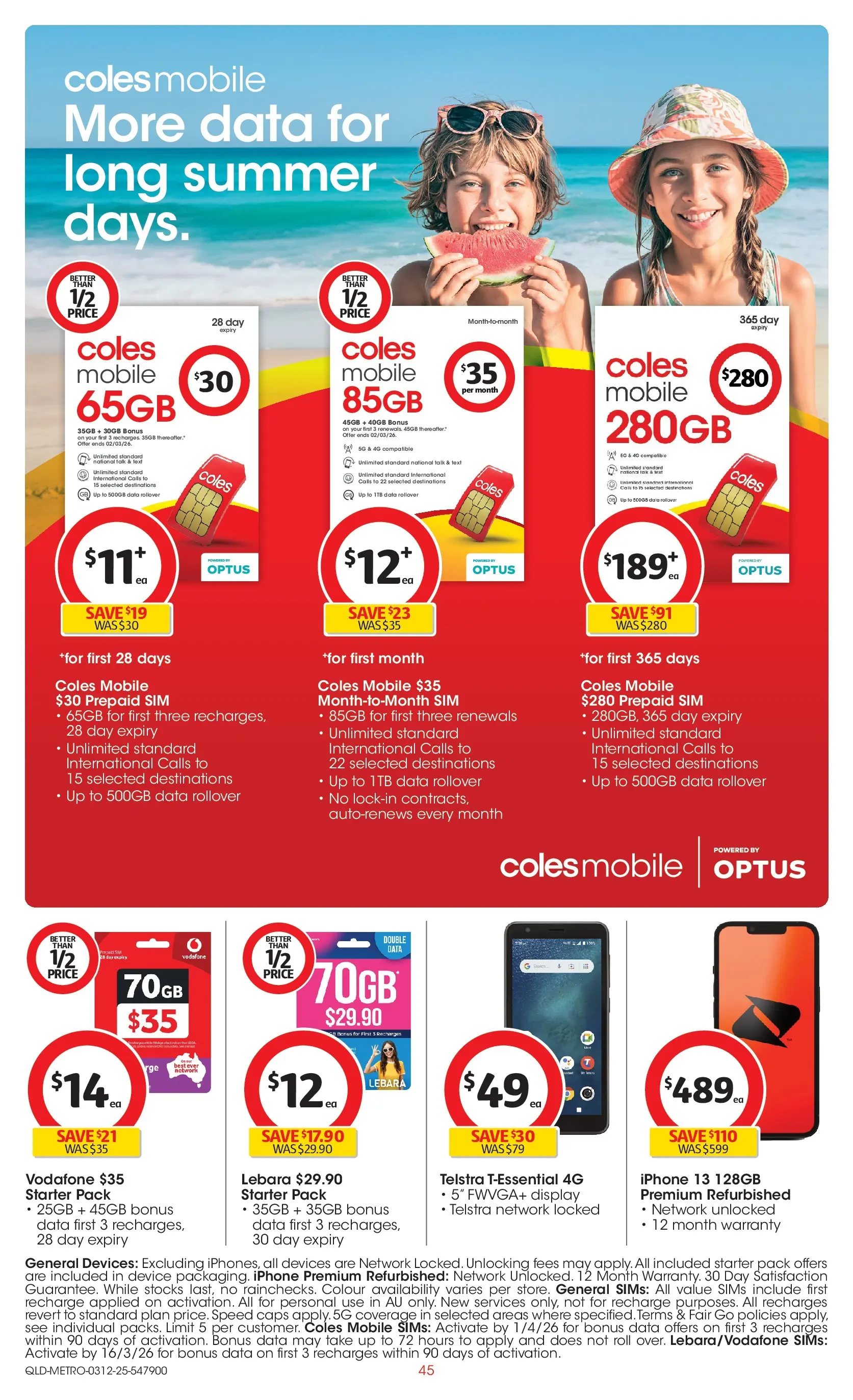 ﻿﻿Coles catalogue valid from 03/12/2025 > Online Australia | Page: 45