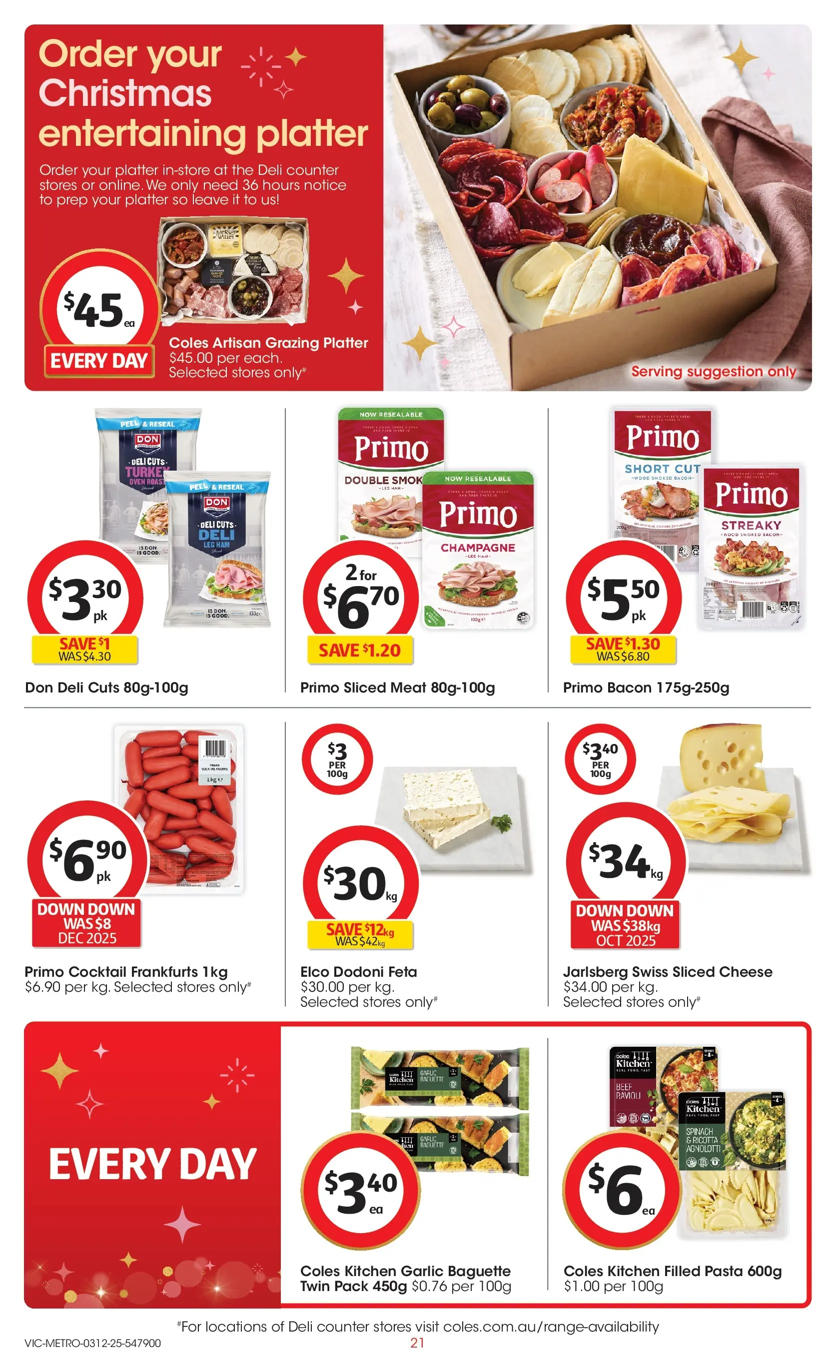 ﻿﻿Coles catalogue valid from 03/12/2025 > Online Australia | Page: 21