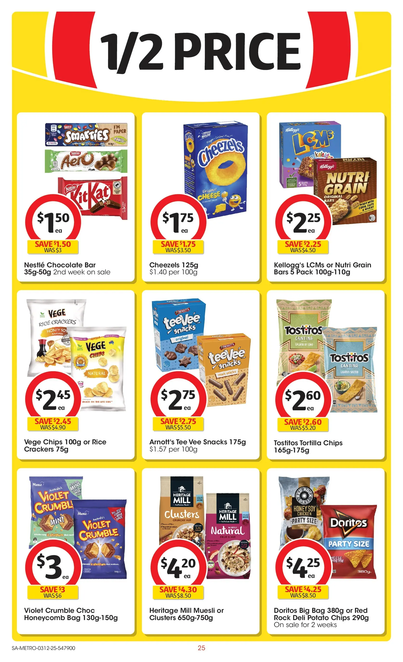 ﻿﻿Coles catalogue valid from 03/12/2025 > Online Australia | Page: 25 | Products: Cheese, Chicken, Rice, Bag