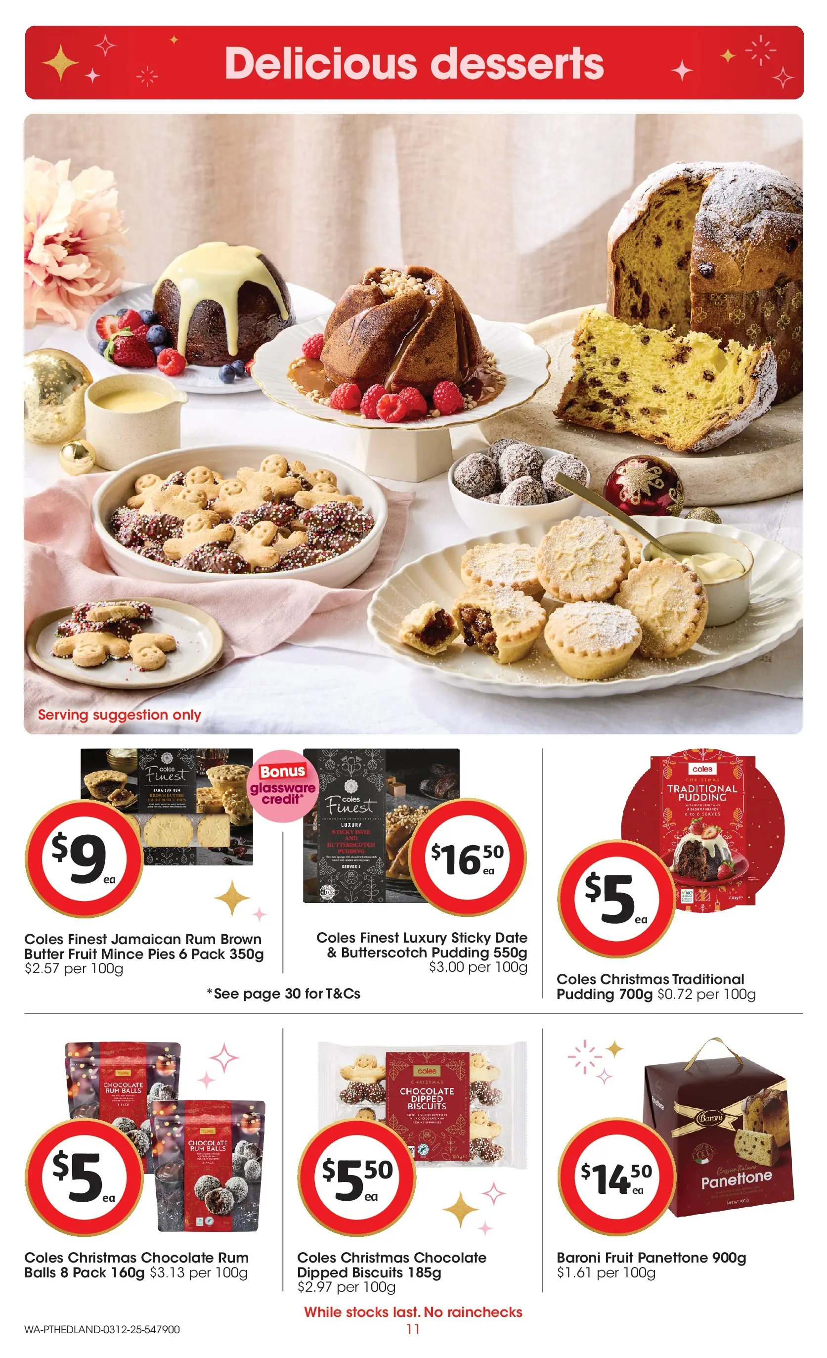 ﻿﻿Coles catalogue valid from 03/12/2025 > Online Australia | Page: 11 | Products: Butter, Chocolate, Rum, Date