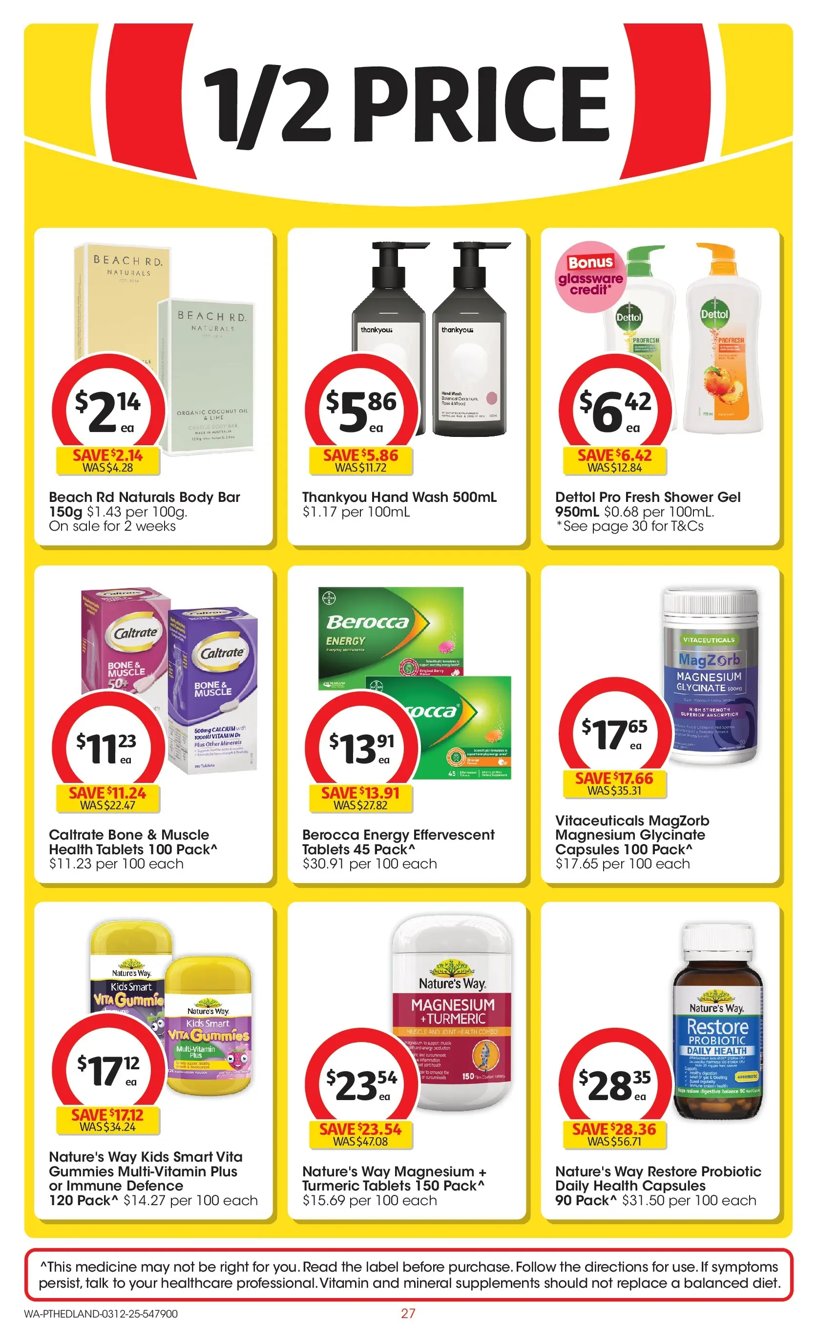 ﻿﻿Coles catalogue valid from 03/12/2025 > Online Australia | Page: 27 | Products: Wood, Multivitamin, Tablets, Hand wash