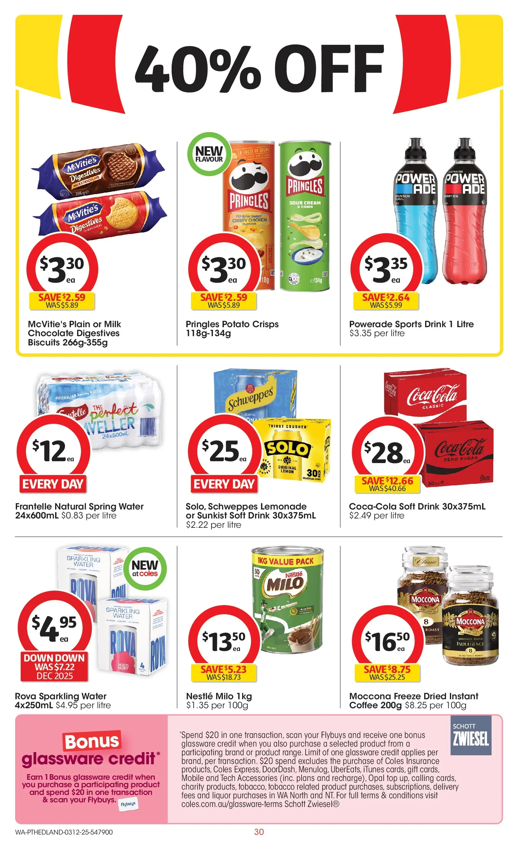 ﻿﻿Coles catalogue valid from 03/12/2025 > Online Australia | Page: 30 | Products: Opal, Accessories, Moccona, Mobile