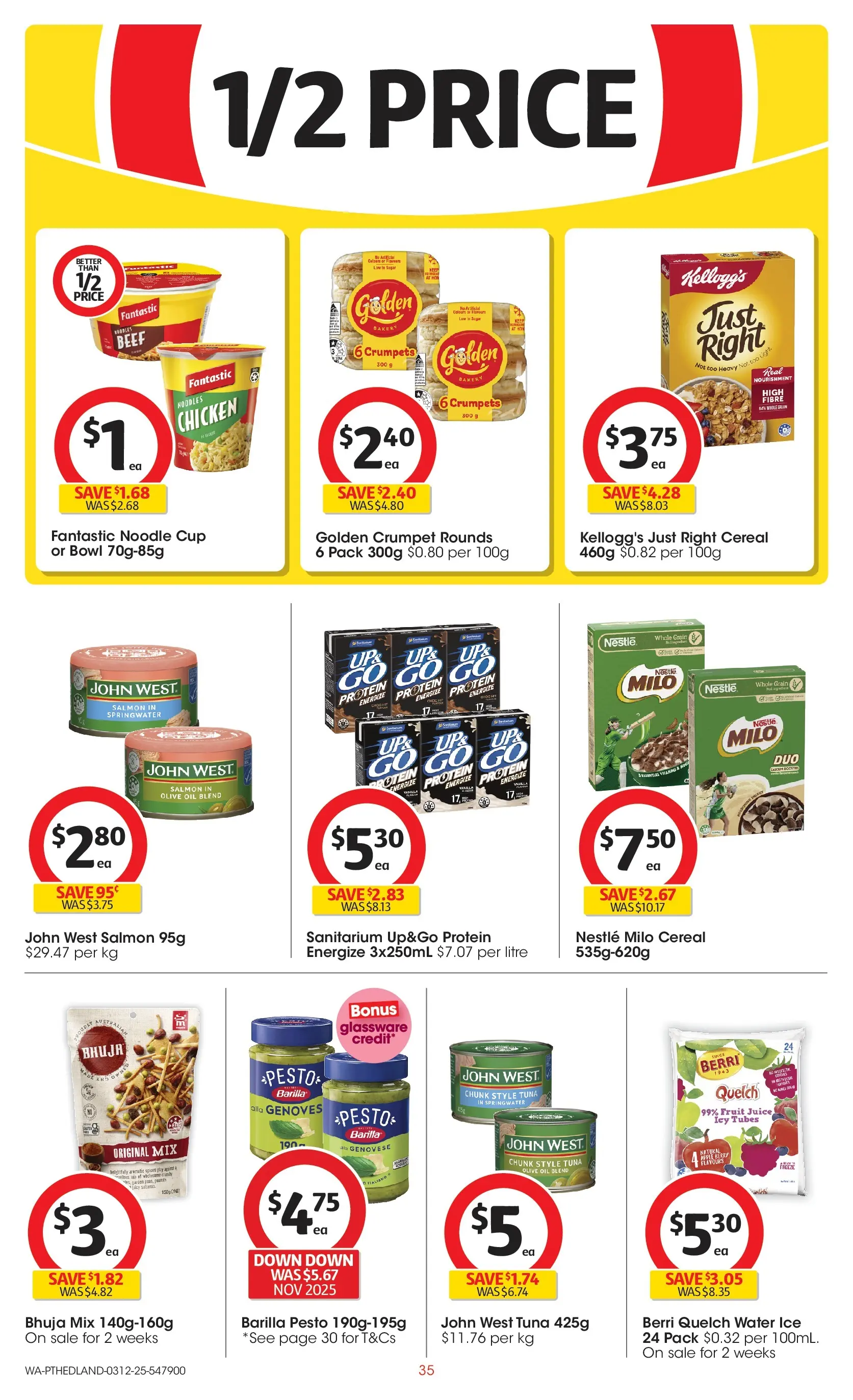 ﻿﻿Coles catalogue valid from 03/12/2025 > Online Australia | Page: 35 | Products: Chicken, Noodles, Peanuts, Salmon