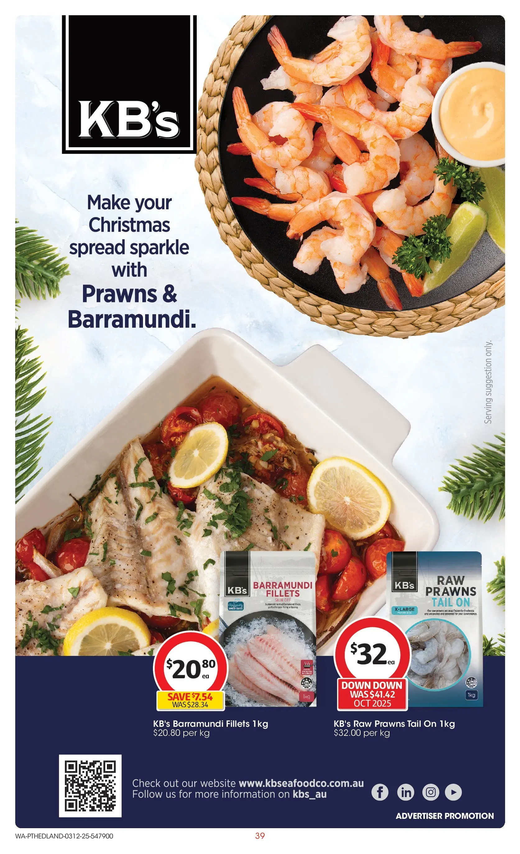 ﻿﻿Coles catalogue valid from 03/12/2025 > Online Australia | Page: 39 | Products: Prawns