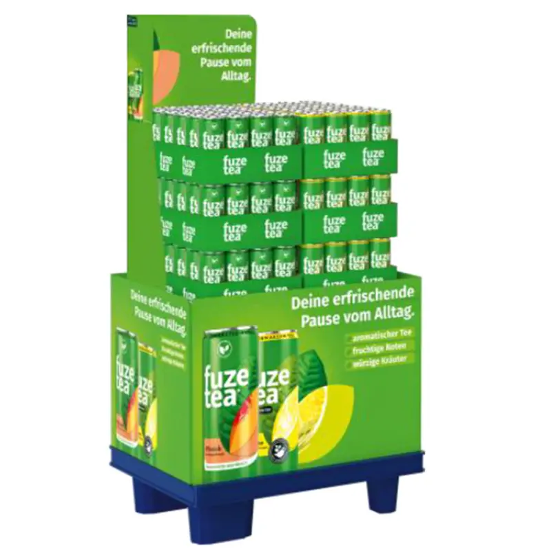 Display Fuze Tea Schwarzer Tee Zitrone-Pfirsich 144St. x 0,33L