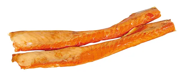 Heißgeräucherte Stremellocken (Salmo salar) /lose