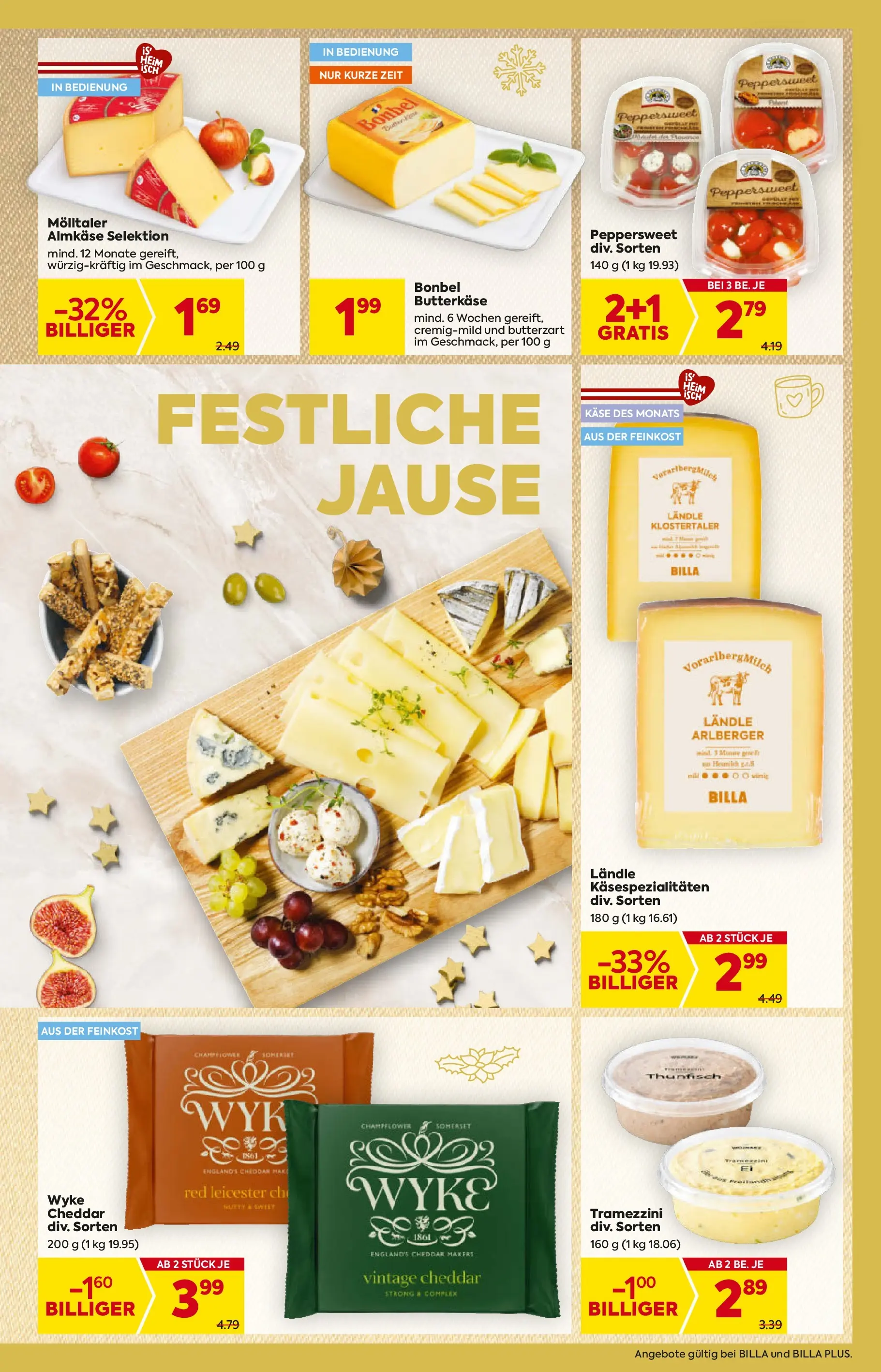 Billa - BILLA: Flugblatt gültig bei BILLA & BILLA PLUS ab 03.12.2025 - Angebote, Prospekt | Seite: 7 | Produkte: Käse