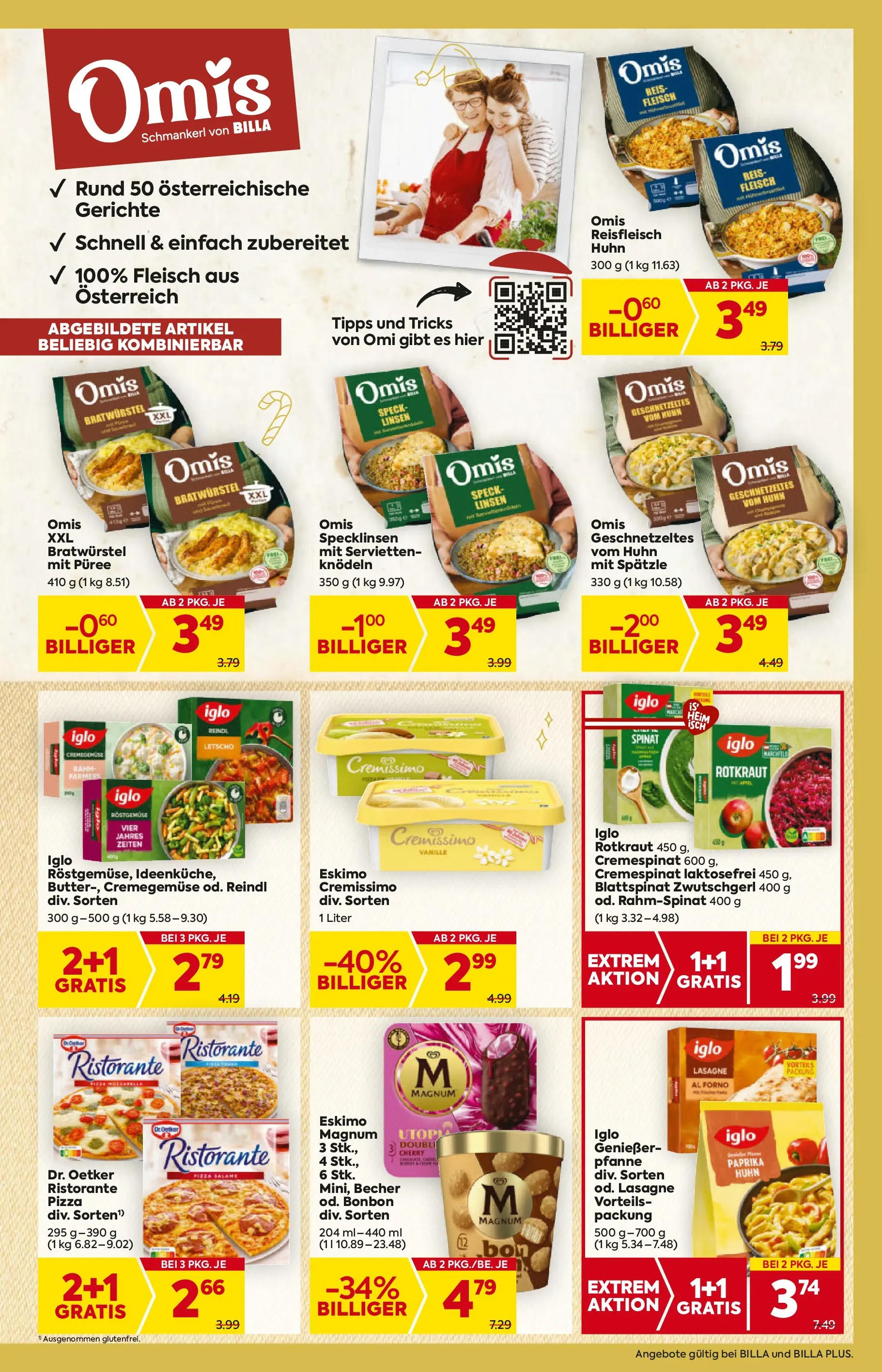 Billa - BILLA: Flugblatt gültig bei BILLA & BILLA PLUS ab 03.12.2025 - Angebote, Prospekt | Seite: 13 | Produkte: Pizza, Reis