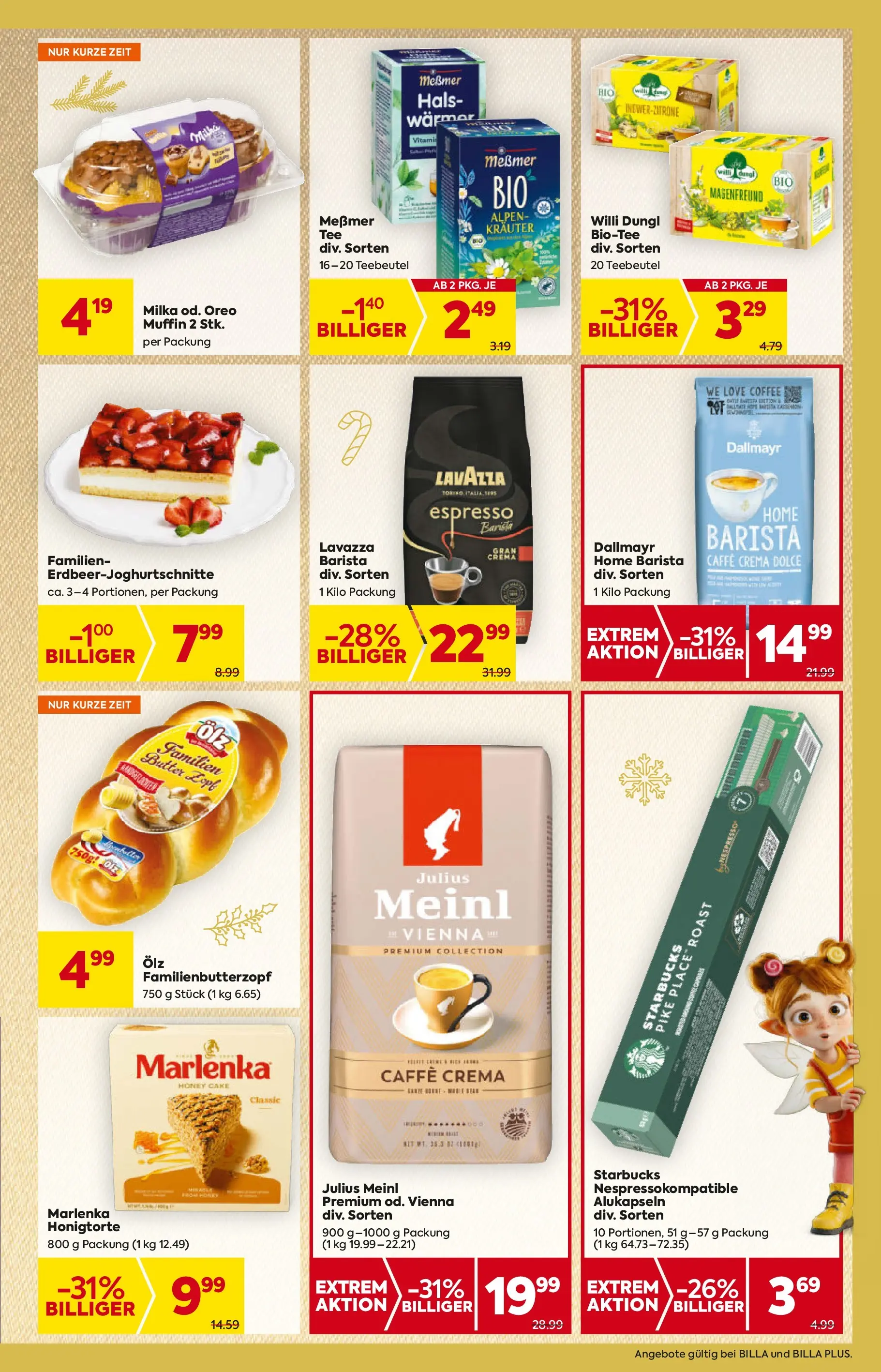 Billa - BILLA: Flugblatt gültig bei BILLA & BILLA PLUS ab 03.12.2025 - Angebote, Prospekt | Seite: 15 | Produkte: Butter