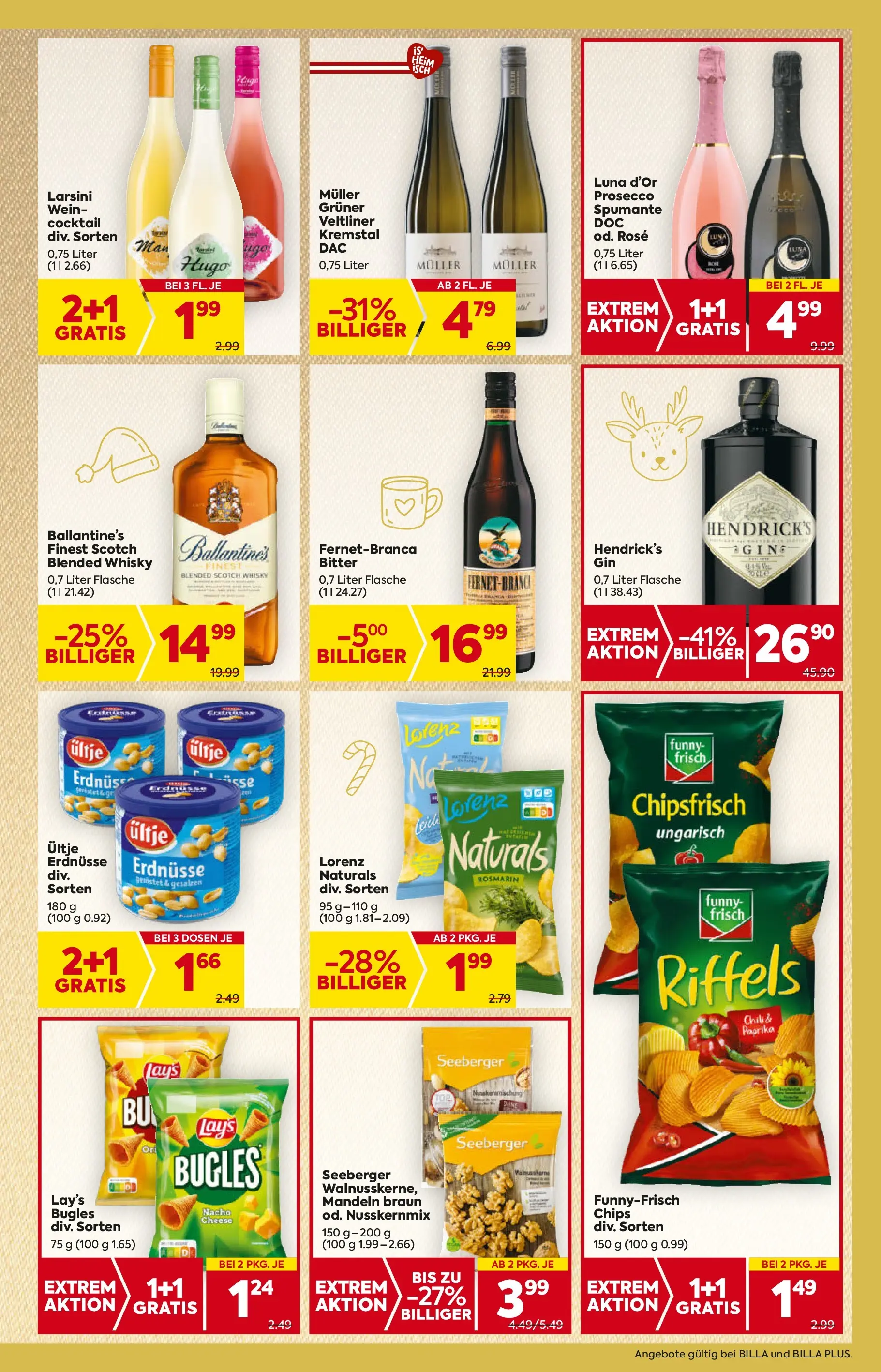 Billa - BILLA: Flugblatt gültig bei BILLA & BILLA PLUS ab 03.12.2025 - Angebote, Prospekt | Seite: 17 | Produkte: Chips, Chili, Папионка, Wein