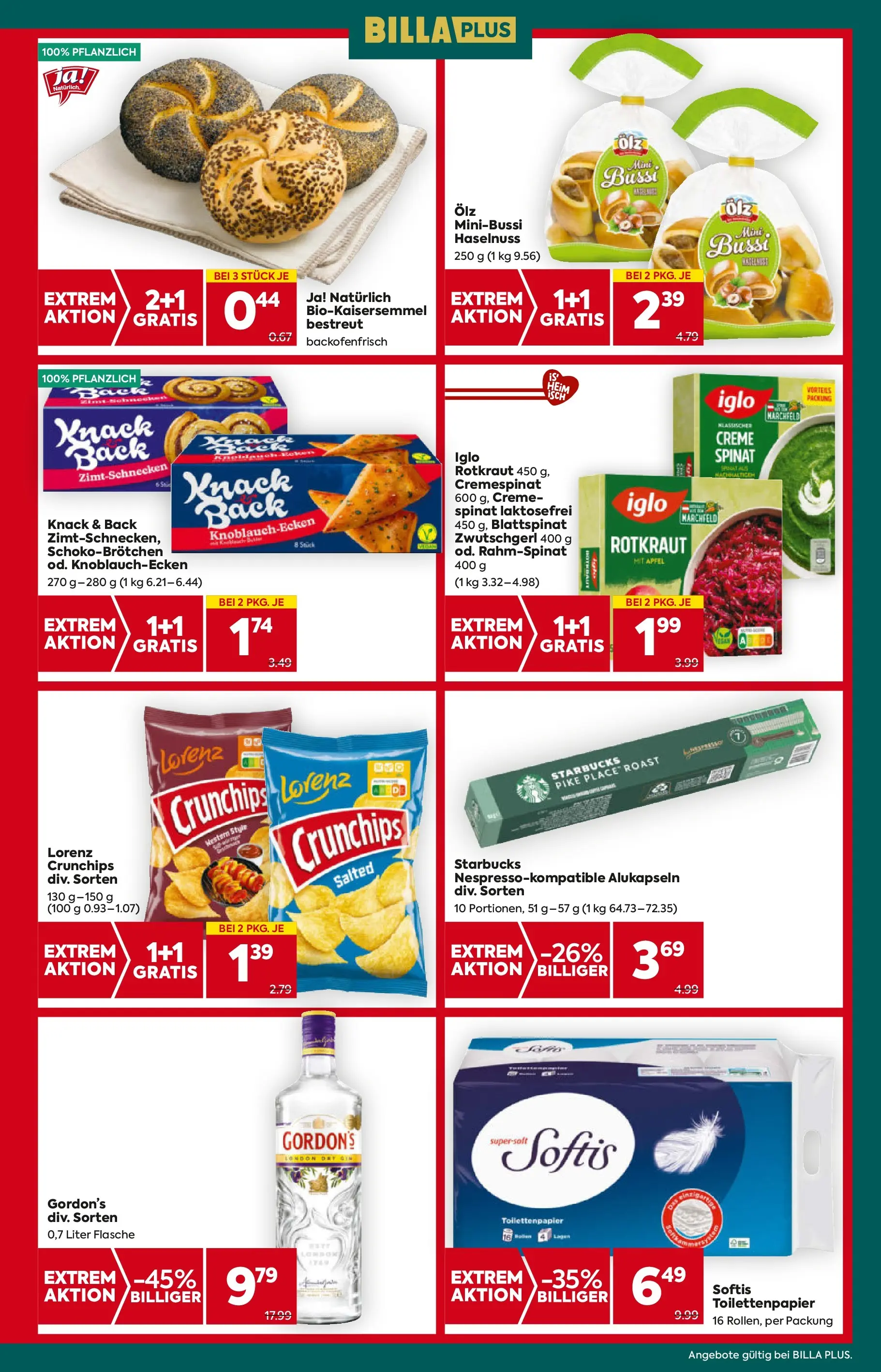 Billa Plus Flugblatt - Salzburg von 04.12.2025 - Aktuelle Angebote | Seite: 5 | Produkte: Creme, Äpfel