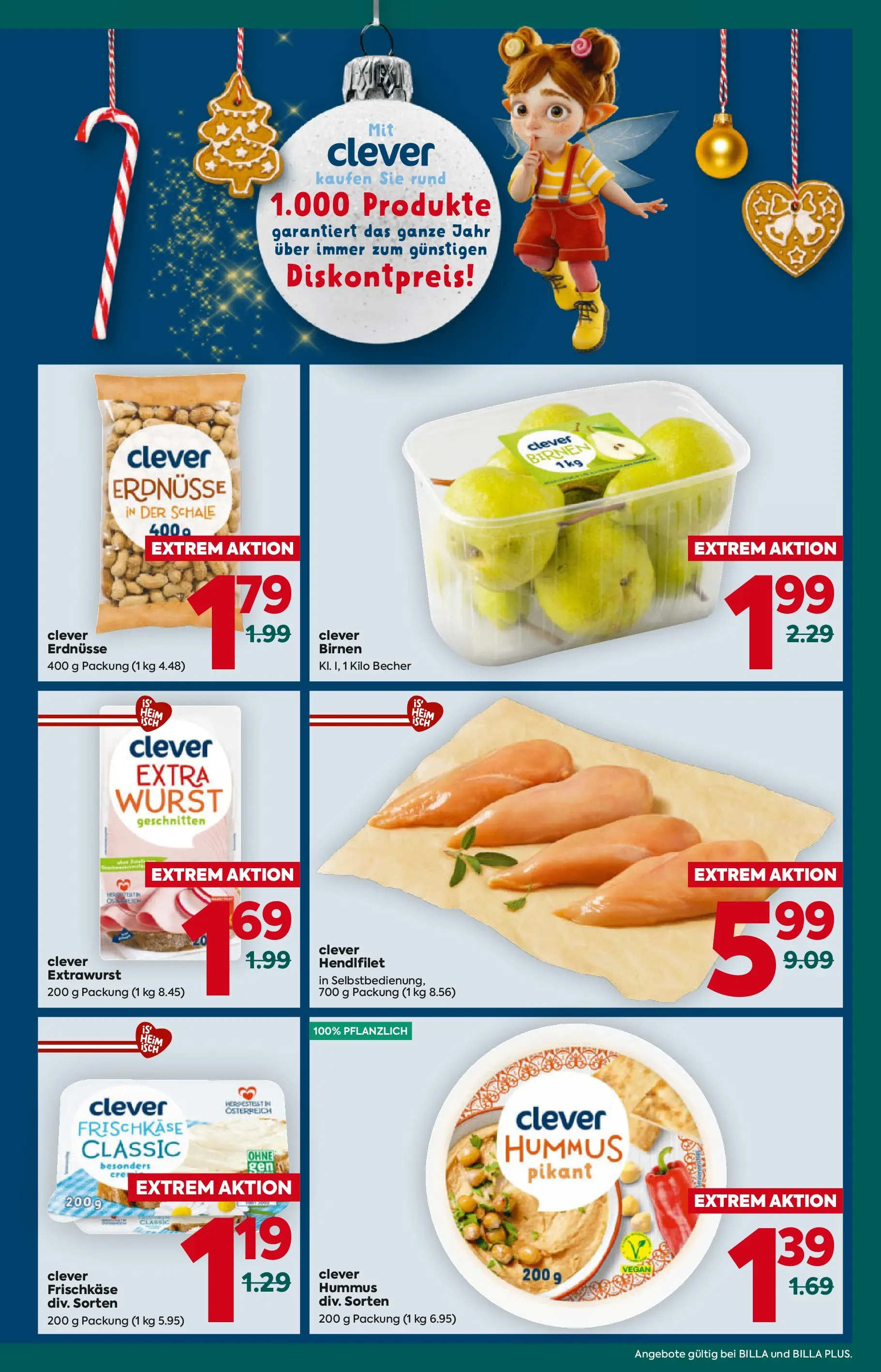 Billa Plus Flugblatt - Salzburg von 04.12.2025 - Aktuelle Angebote | Seite: 7 | Produkte: Wurst, Папионка