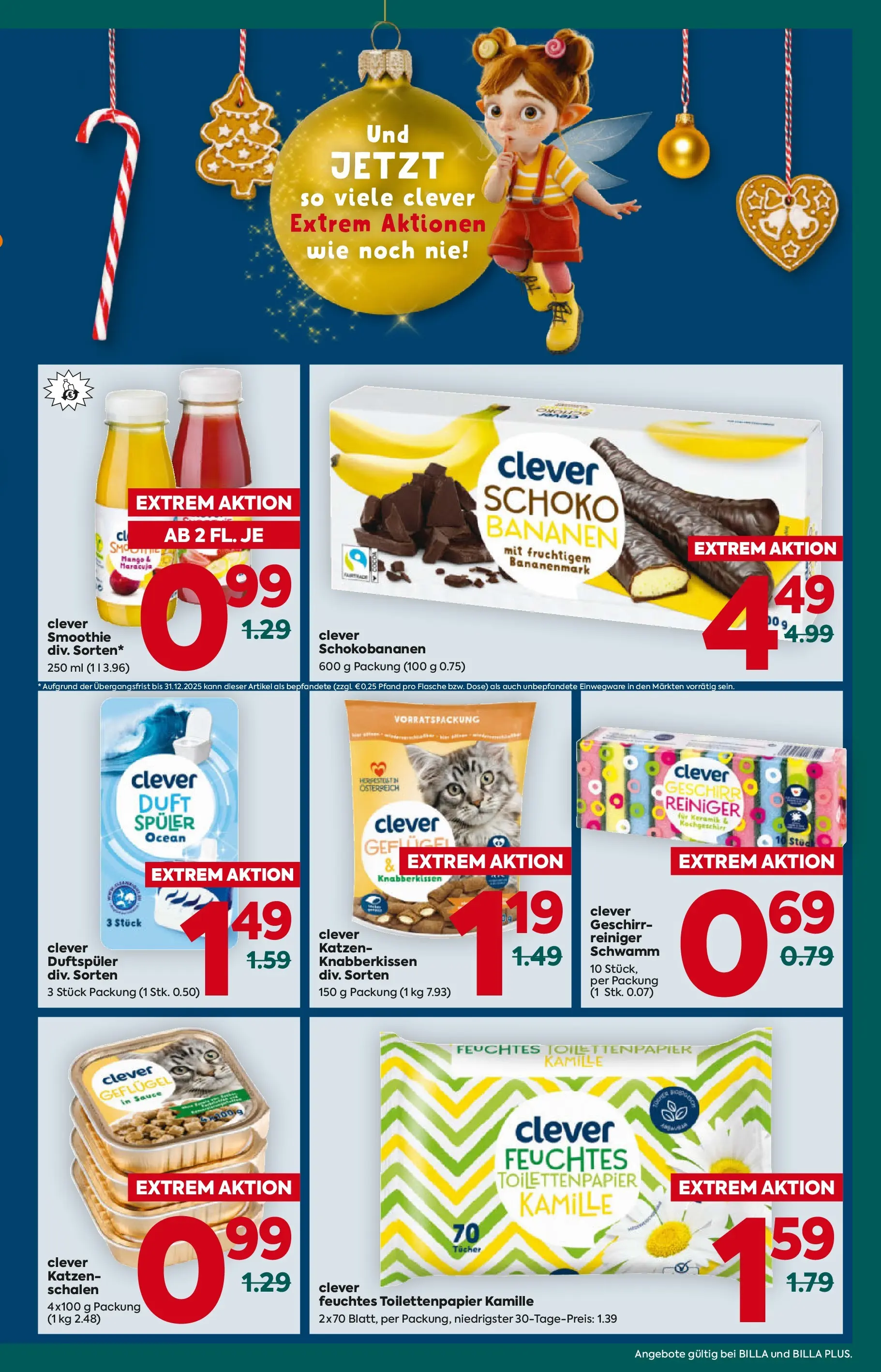 Billa Plus Flugblatt - Salzburg von 04.12.2025 - Aktuelle Angebote | Seite: 9 | Produkte: Duft, Bananen