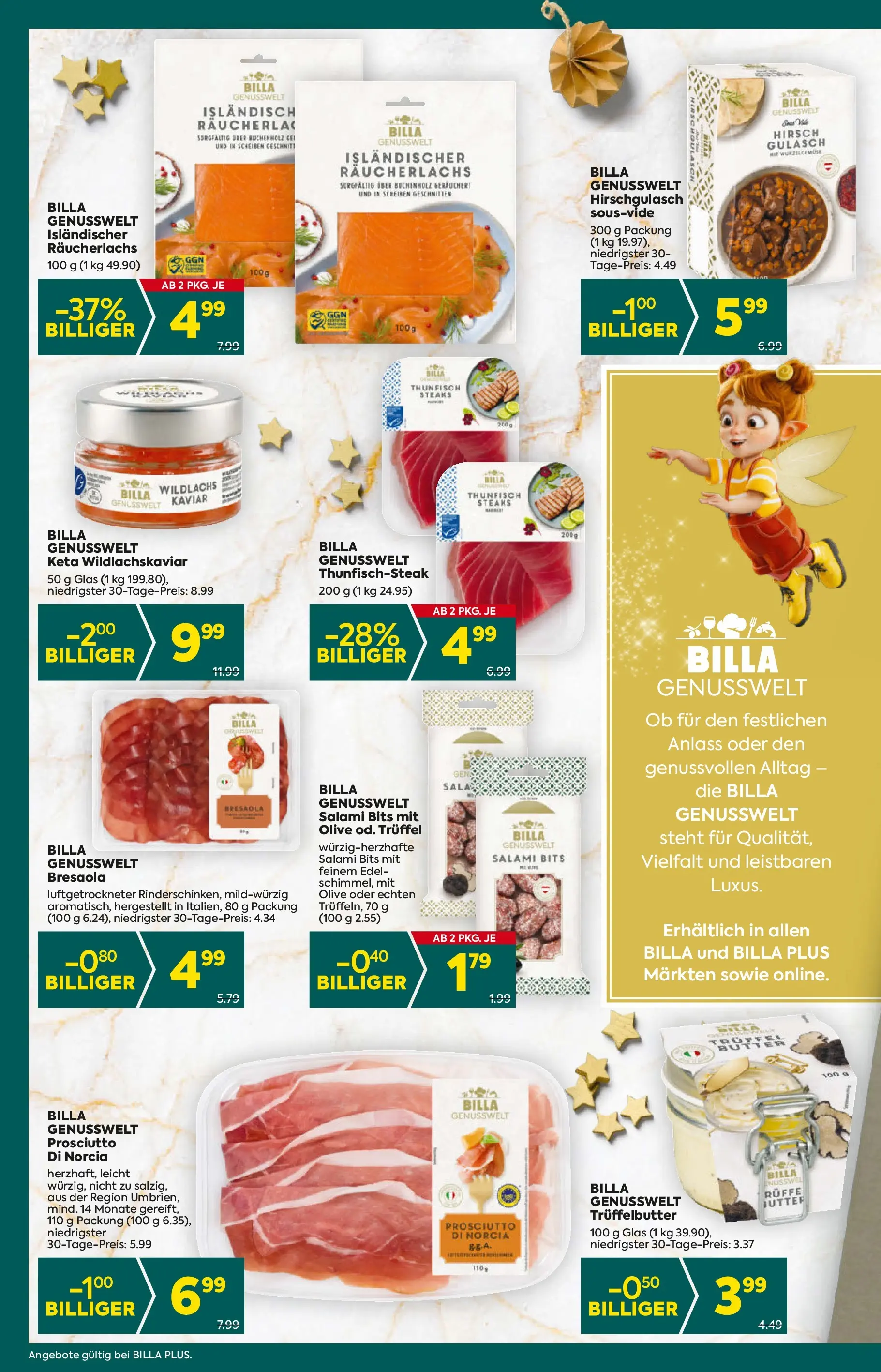 Billa Plus Flugblatt - Salzburg von 04.12.2025 - Aktuelle Angebote | Seite: 10 | Produkte: Butter, Salami