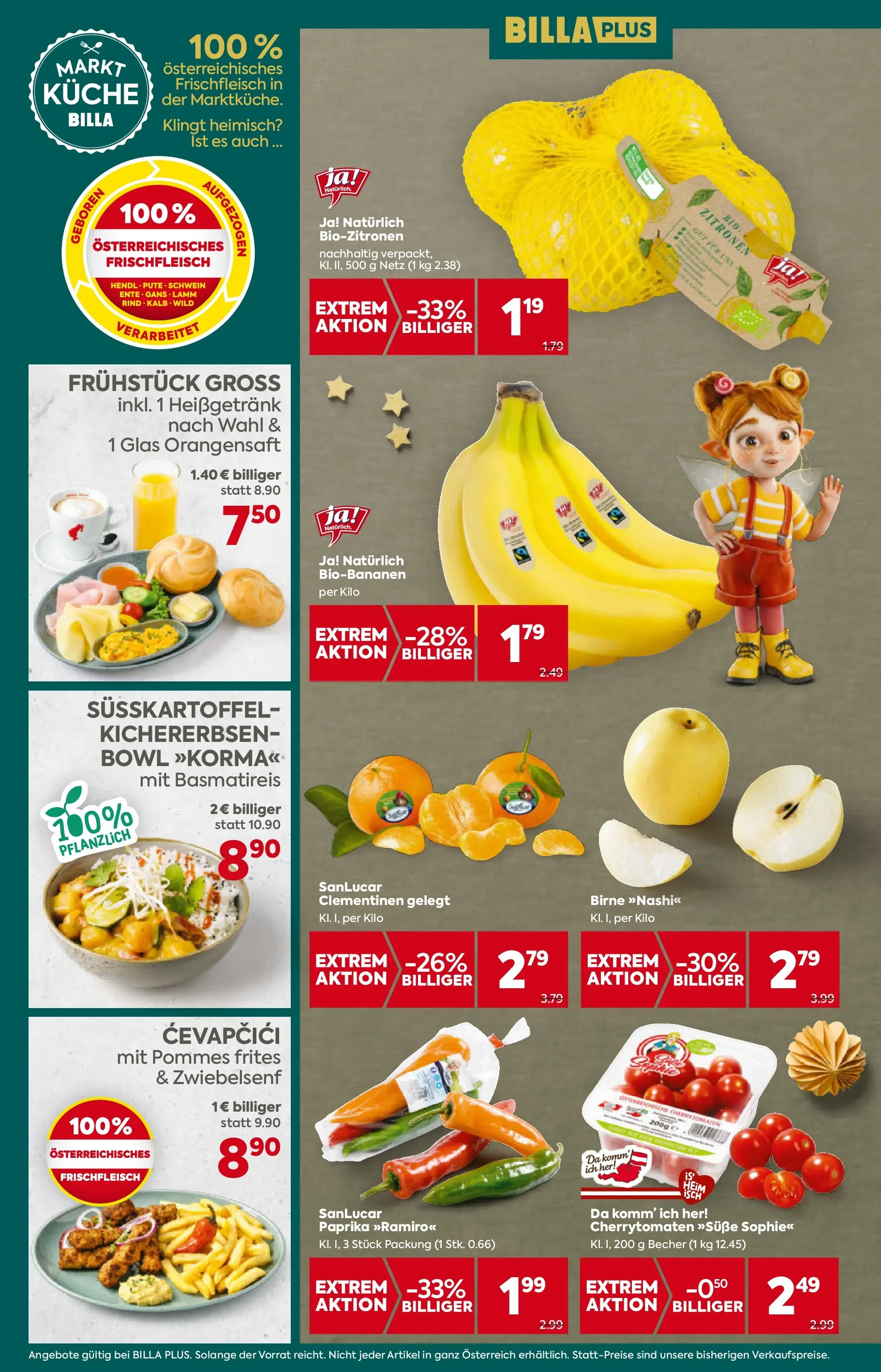 Billa Plus Flugblatt - Salzburg von 04.12.2025 - Aktuelle Angebote | Seite: 12 | Produkte: Birne