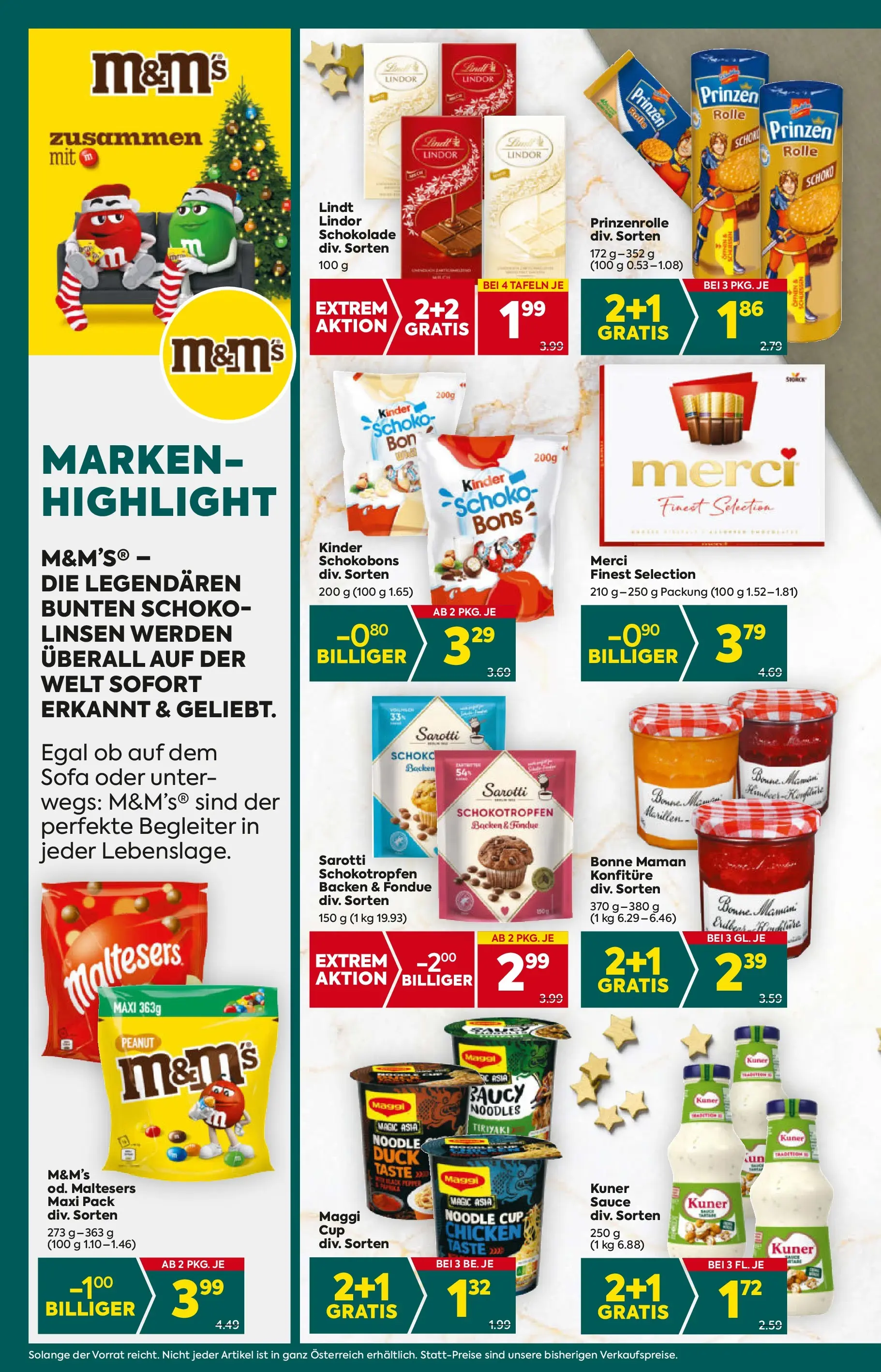 Billa Plus Flugblatt - Salzburg von 04.12.2025 - Aktuelle Angebote | Seite: 16 | Produkte: Sofa, Schokolade