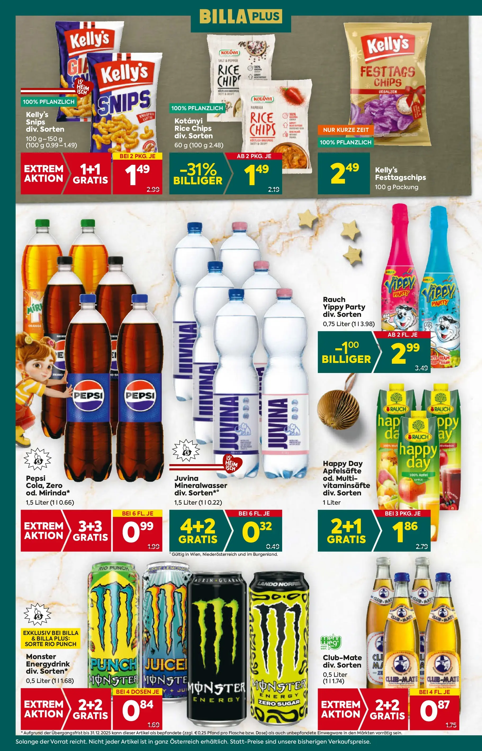 Billa Plus Flugblatt - Wien von 04.12.2025 - Aktuelle Angebote | Seite: 18 | Produkte: Chips, Äpfel