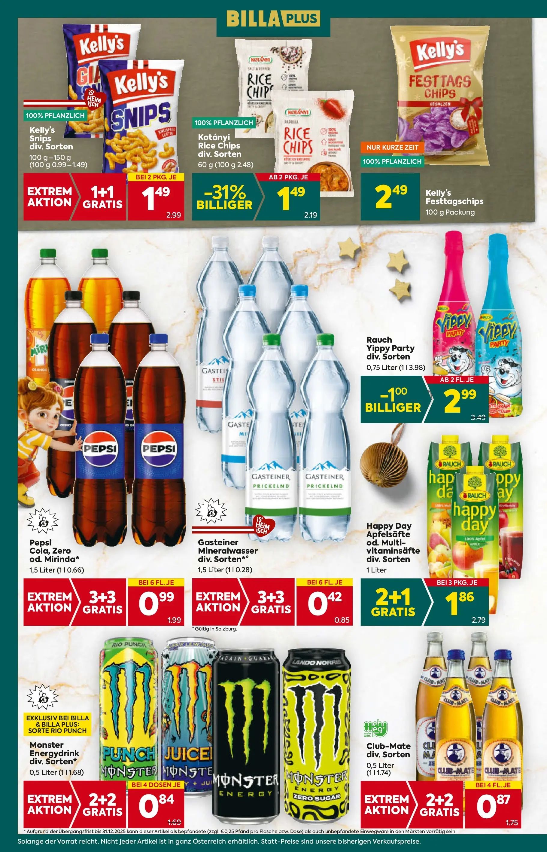 Billa Plus Flugblatt - Salzburg von 04.12.2025 - Aktuelle Angebote | Seite: 18 | Produkte: Chips, Äpfel