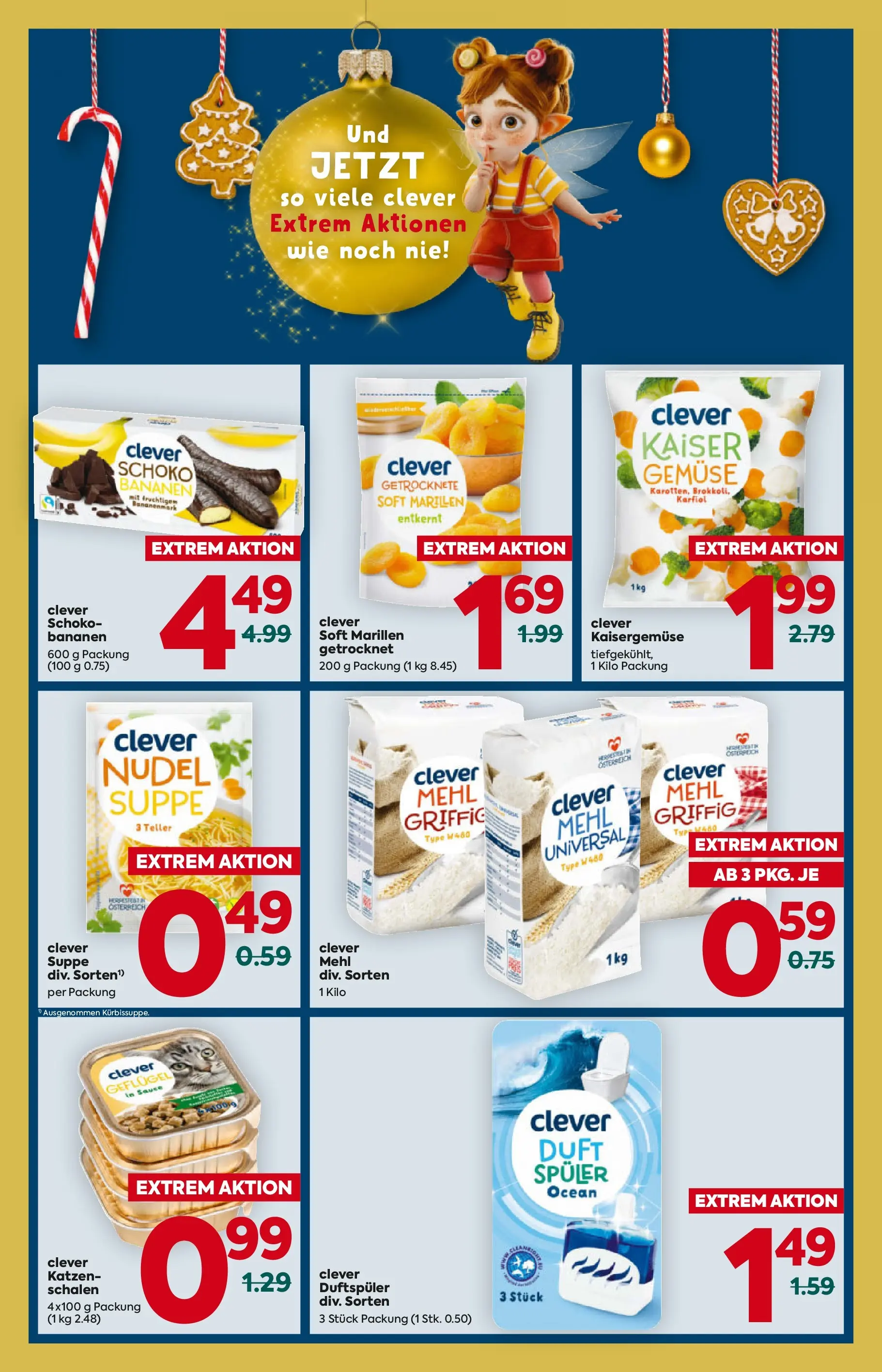 Billa - BILLA: clever ab 03.12.2025 - Angebote, Prospekt | Seite: 2 | Produkte: Gemüse, Duft, Bananen