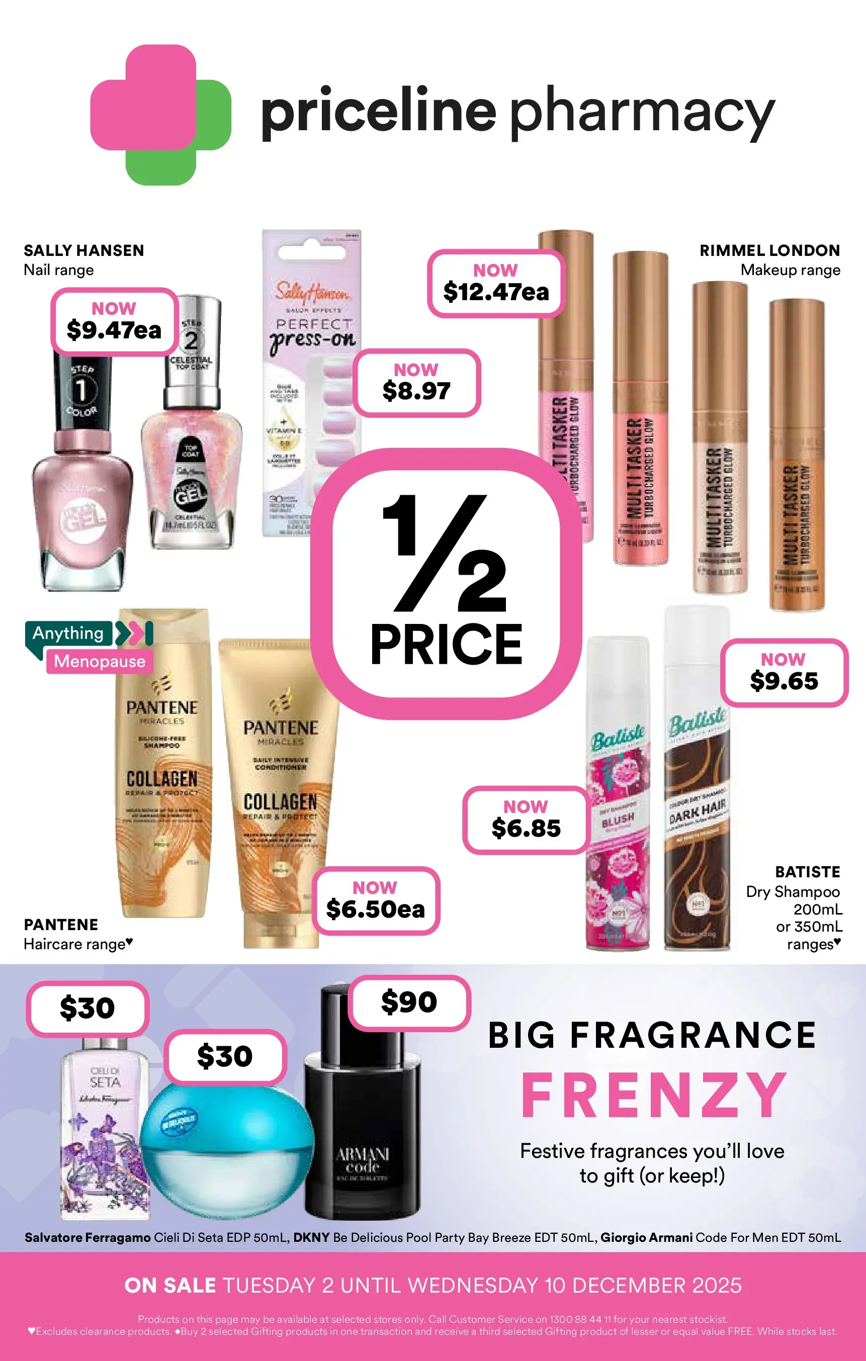 Priceline Pharmacy - Priceline Pharmacy Catalogue - 01/12/2025 > weekly / monthly specials | Page: 1