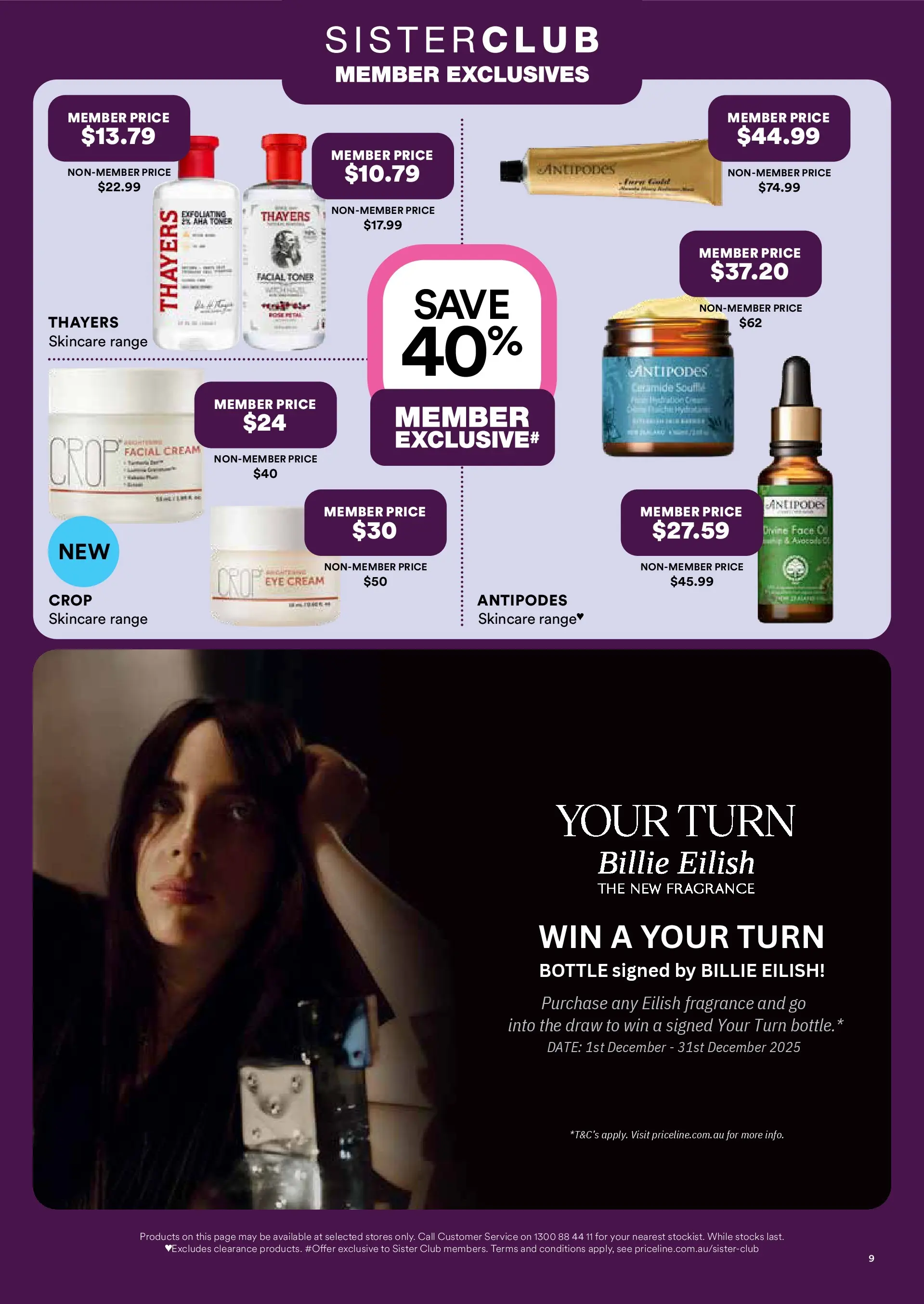 Priceline Pharmacy - Priceline Pharmacy Catalogue - 01/12/2025 > weekly / monthly specials | Page: 9