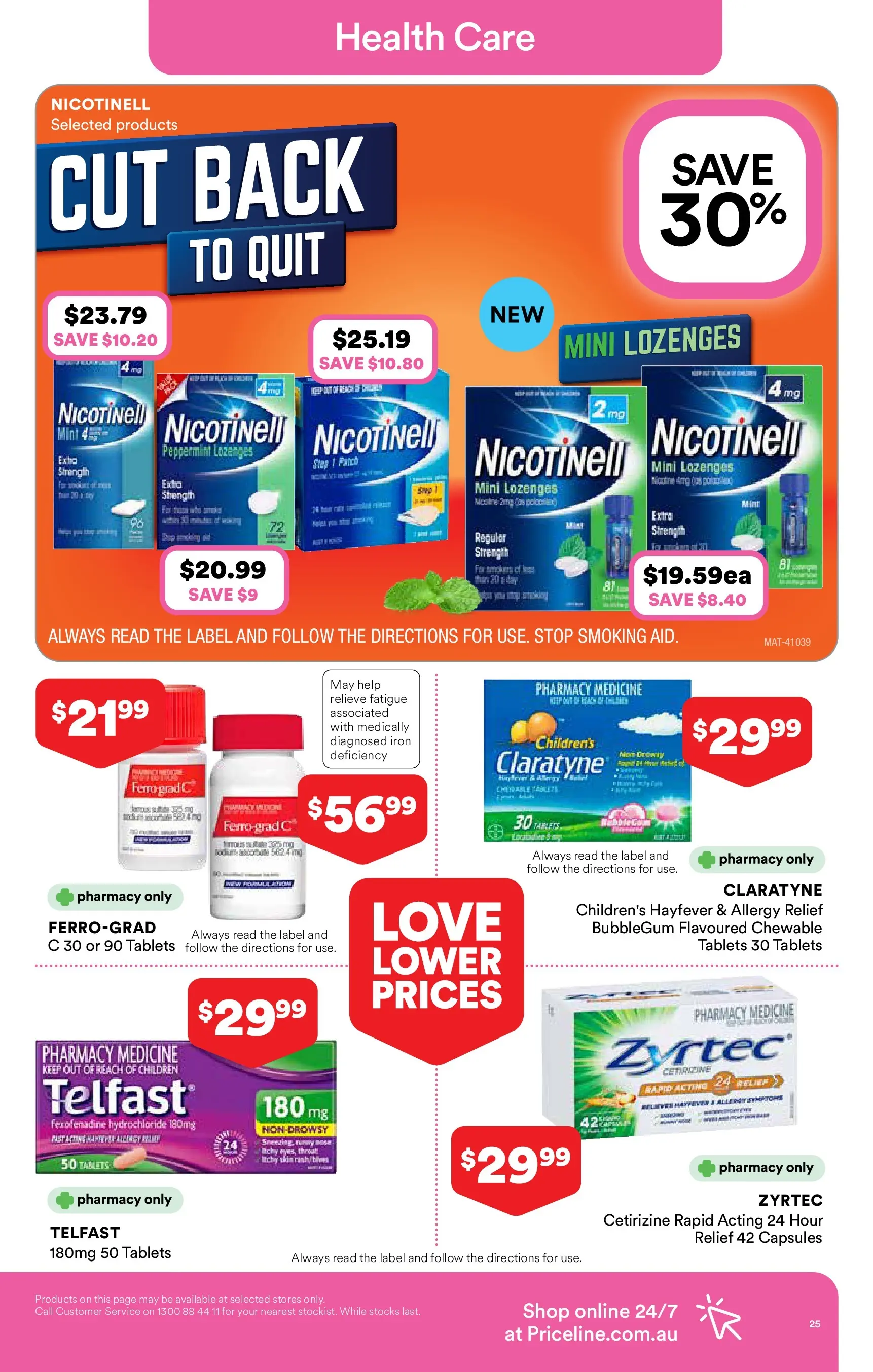 Priceline Pharmacy - Priceline Pharmacy Catalogue - 01/12/2025 > weekly / monthly specials | Page: 25