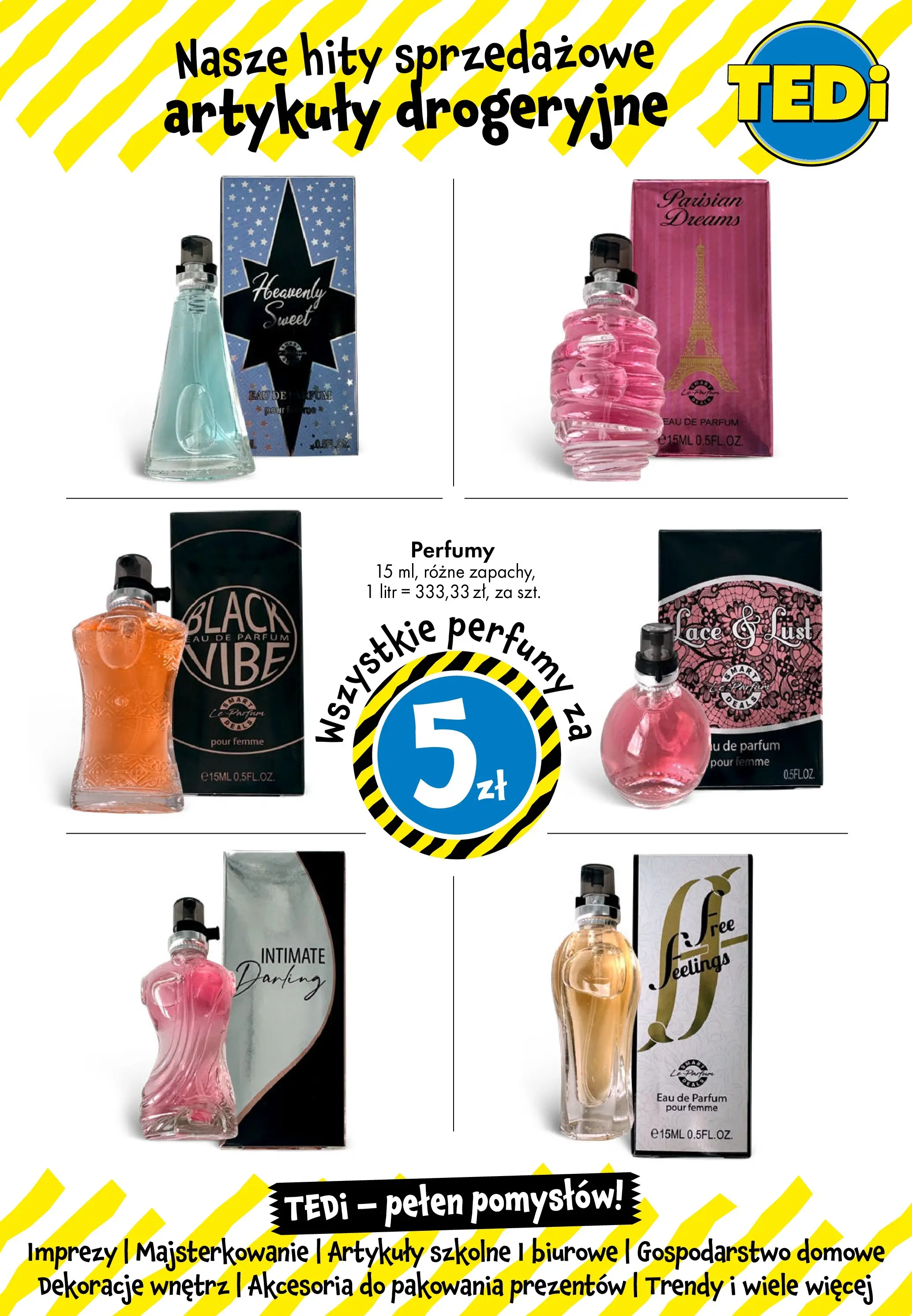 TEDi Gazetka - Lubartów od (03.12.2025 - 10.12.2025) | Strona: 12 | Produkty: Perfumy, Artykuły szkolne