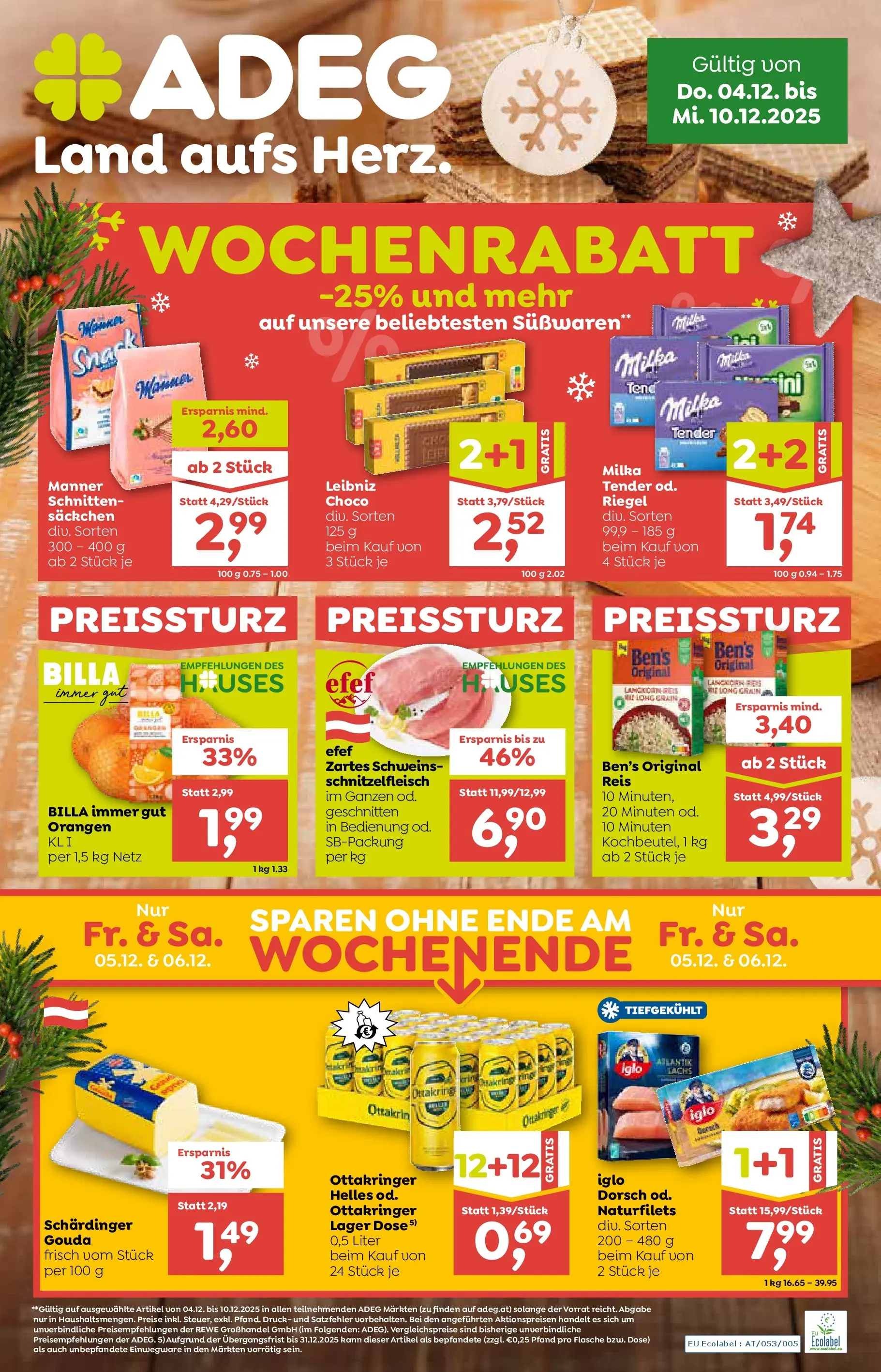 ADEG - ADEG: Angebote von 03.12.2025 - Aktuelle Angebote | Seite: 1 | Produkte: Orangen, Reis