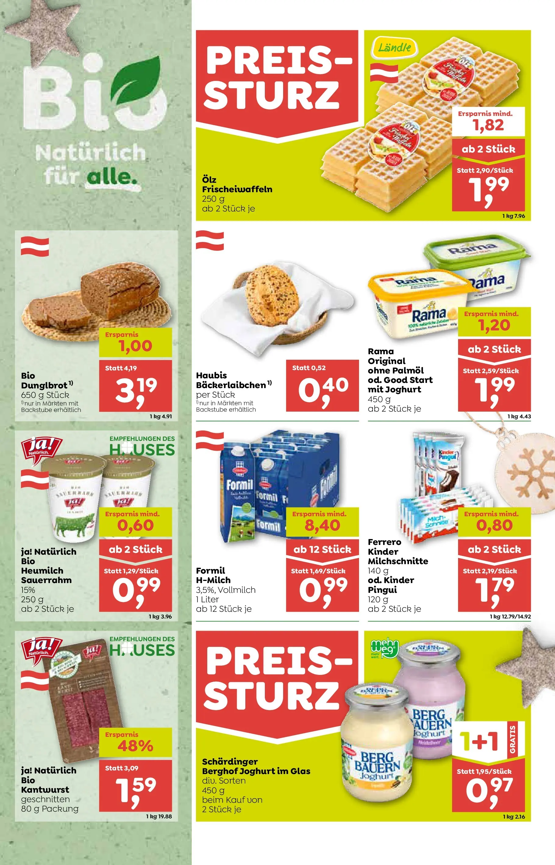 ADEG Wolfurt von 04.12.2025 - Aktuelle Angebote | Seite: 2 | Produkte: Joghurt, Sauerrahm